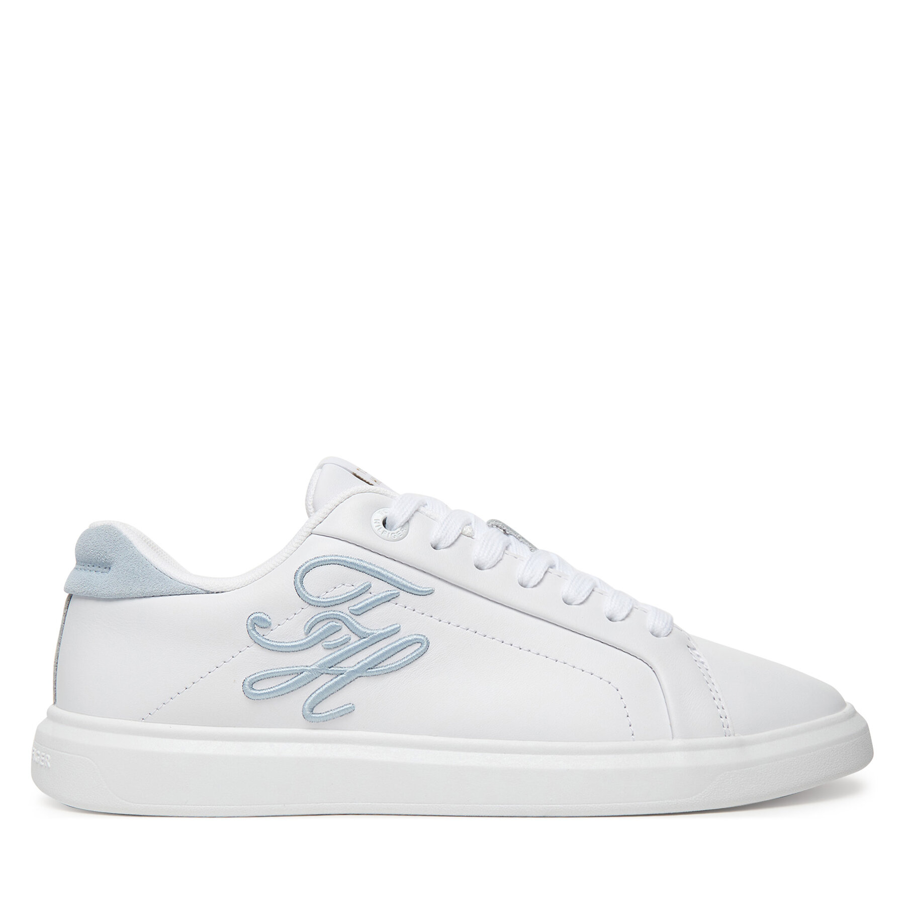 Tommy Hilfiger Sneakersy Th Icon Court Script FW0FW09363 Biały