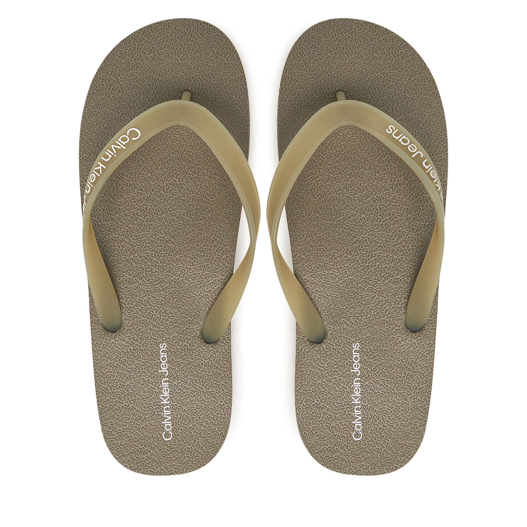 Calvin Klein Jeans Japonki Thong+ Tpu YM0YM01265 Brązowy
