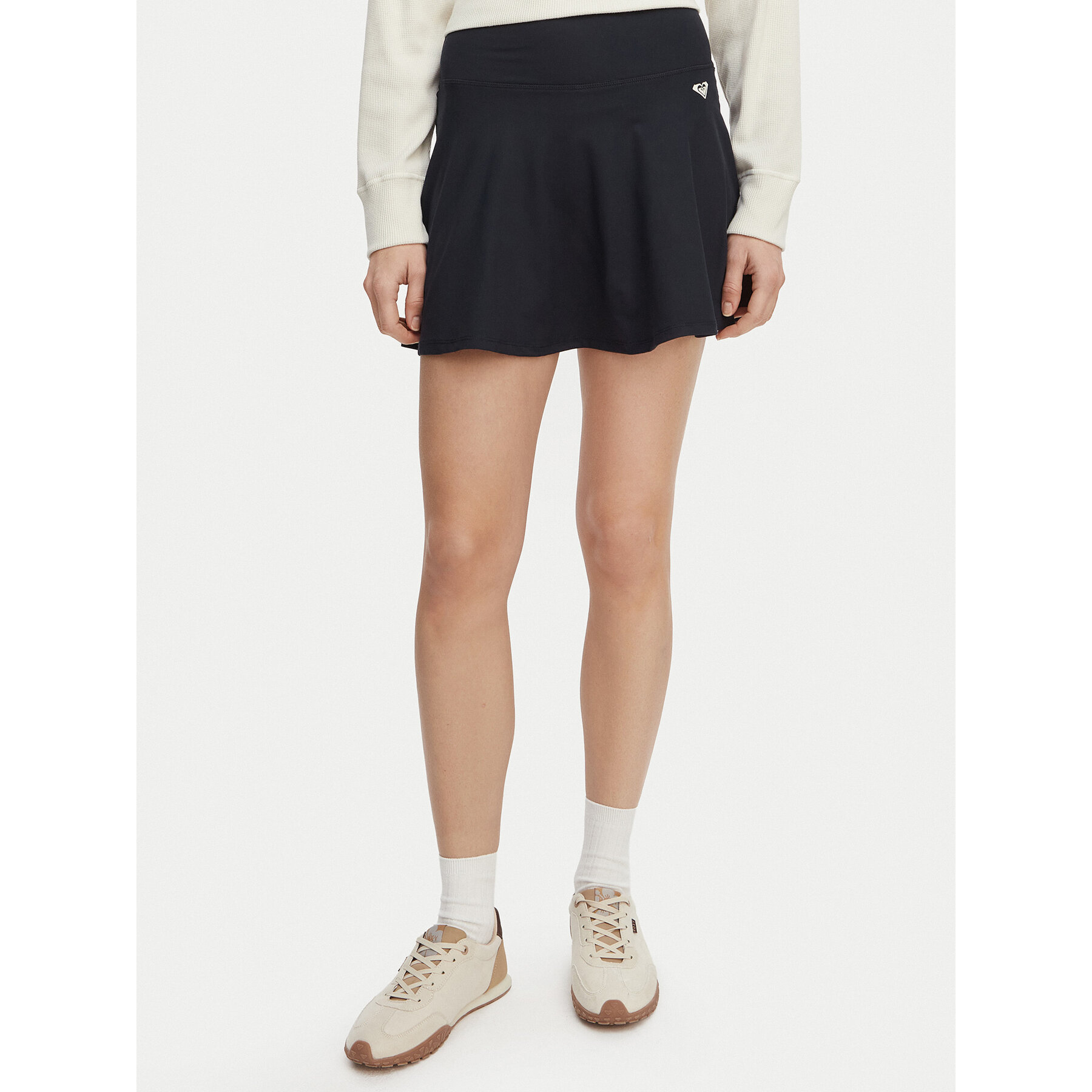 Roxy Spódnica tenisowa Heart Into It ERJNS03634 Czarny Loose Fit