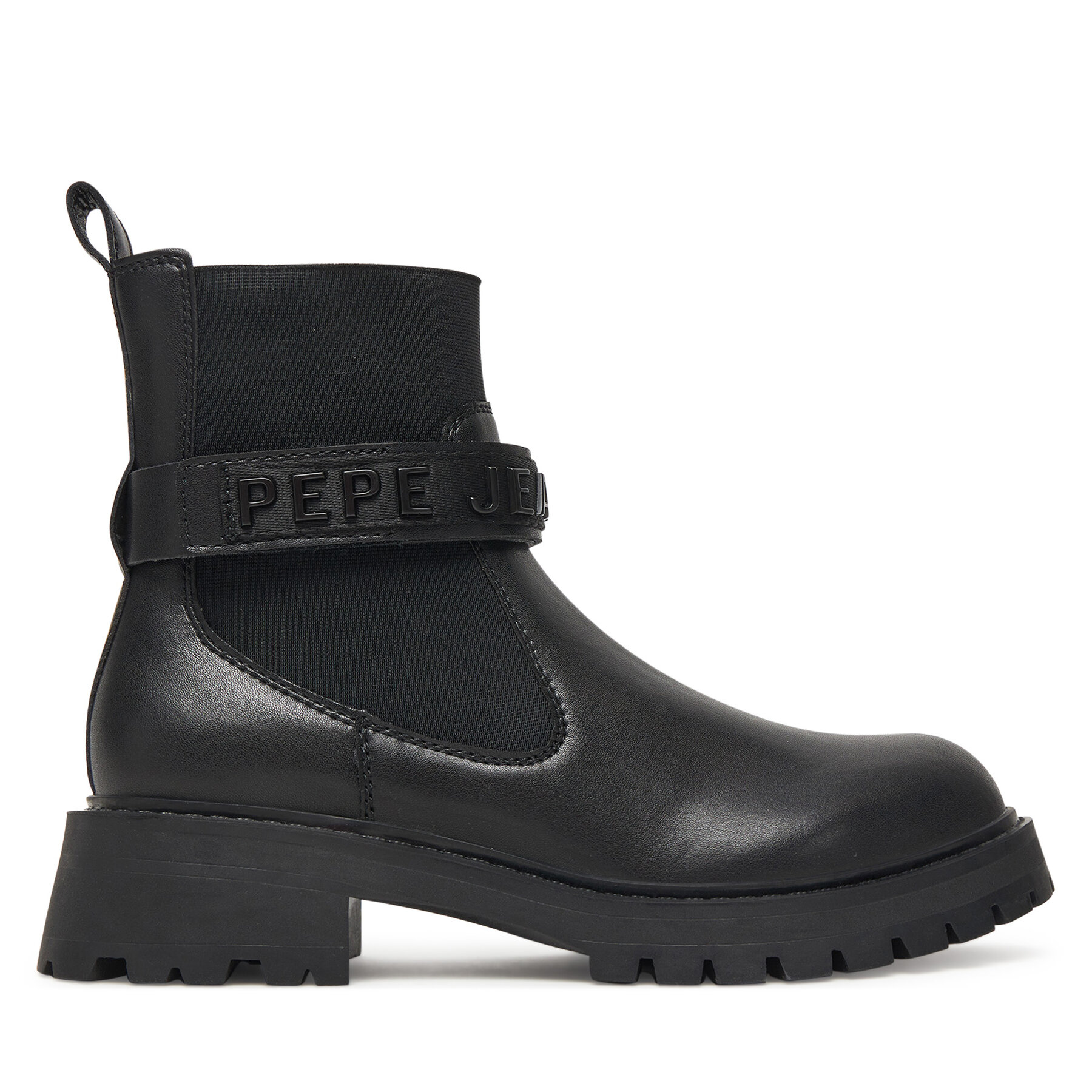 Pepe Jeans Botki Stacy Glow W PLS500026 Czarny