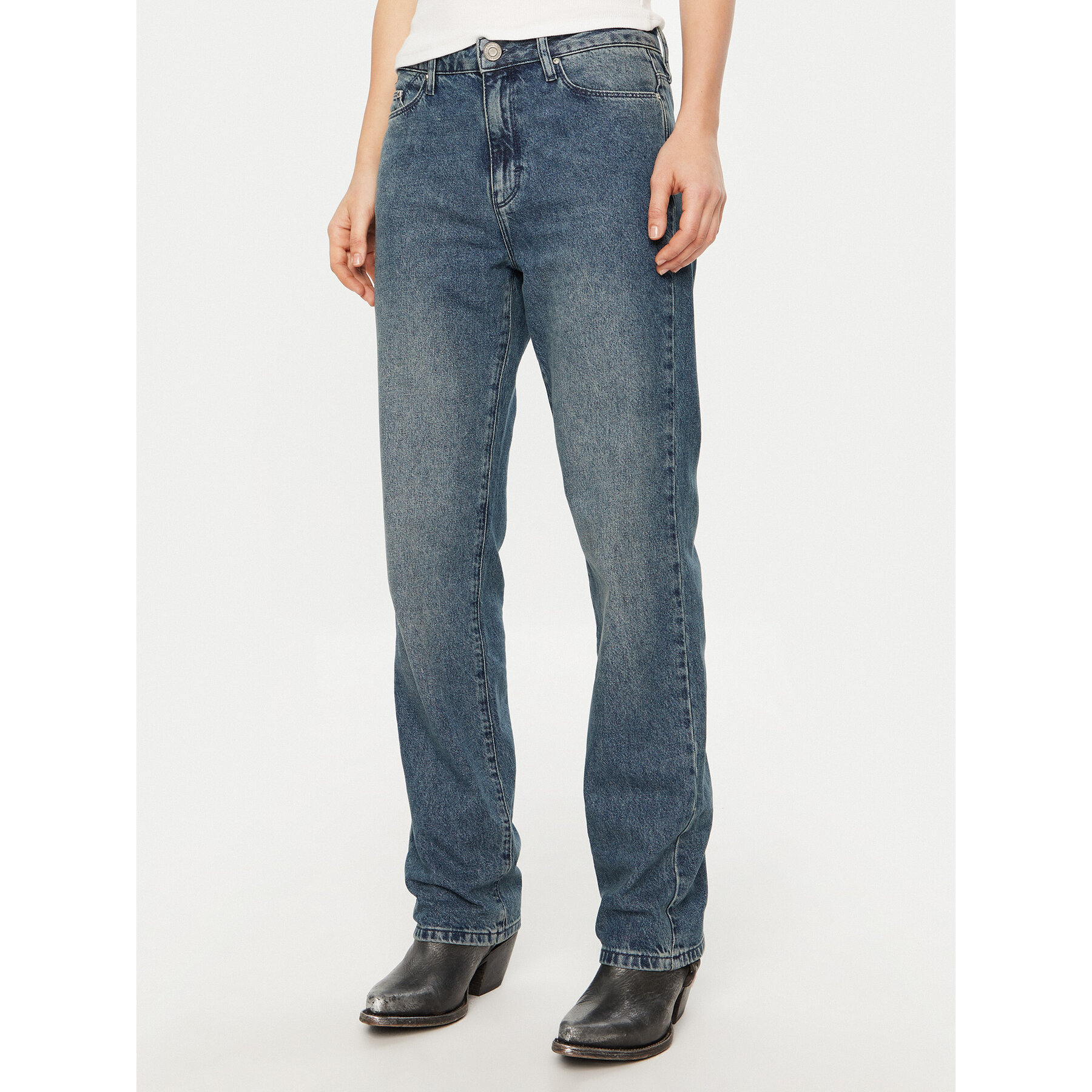 KARL LAGERFELD Jeansy A1W10087 Granatowy Regular Fit