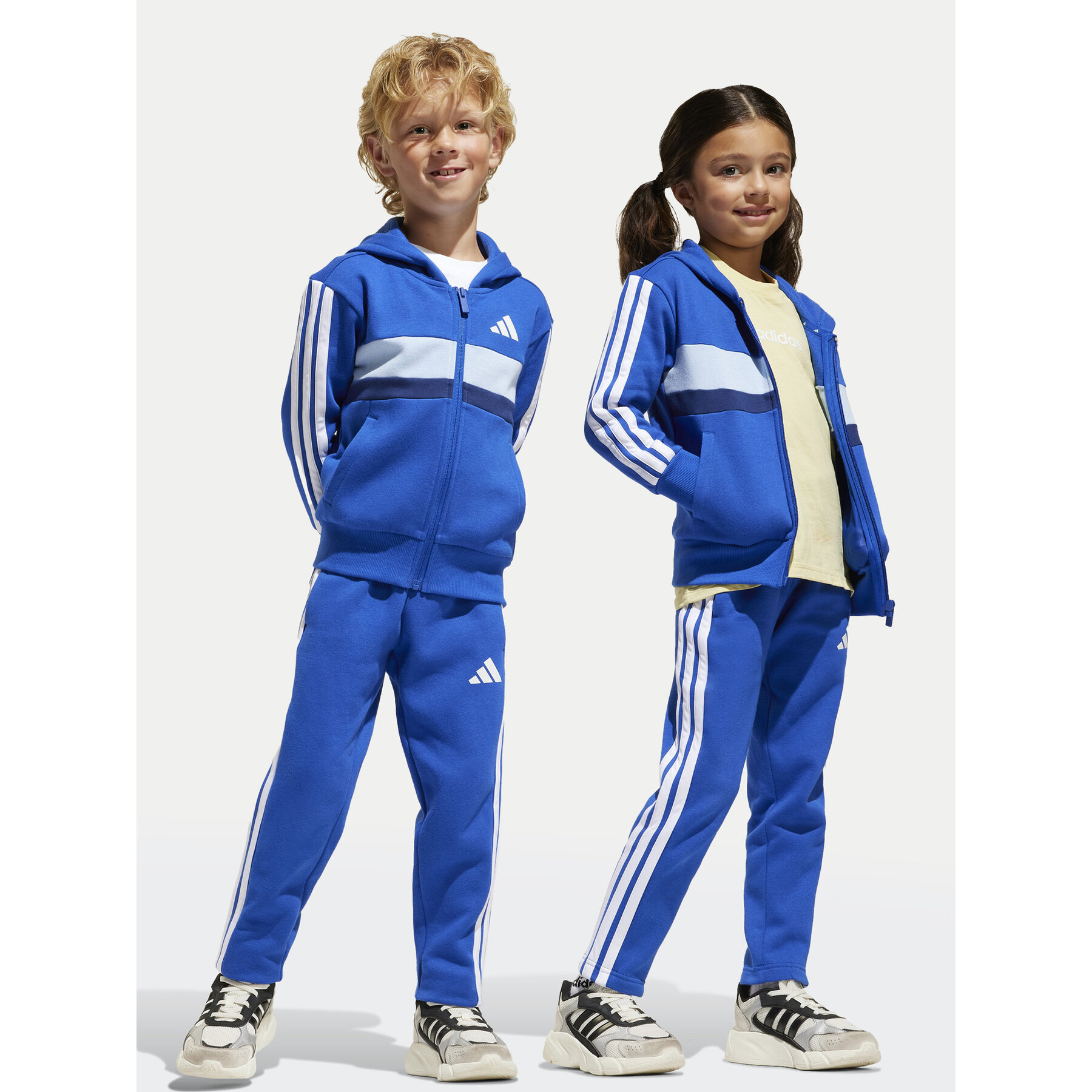 adidas Dres Seasonal Essentials Tiberio 3-Stripes JC7488 Niebieski Regular Fit