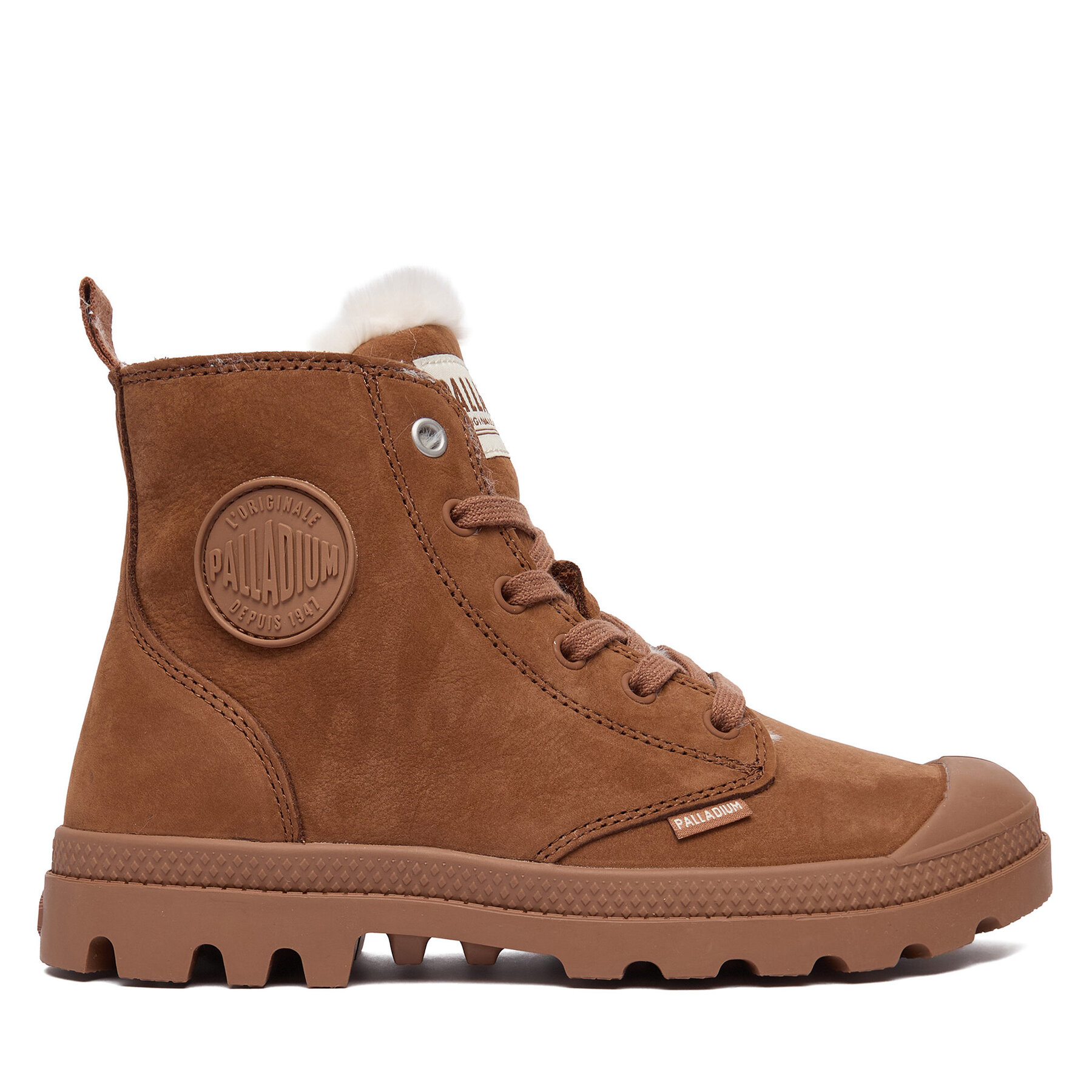Palladium Trapery Pampa Hi Zip Wl 95982-291-M Brązowy