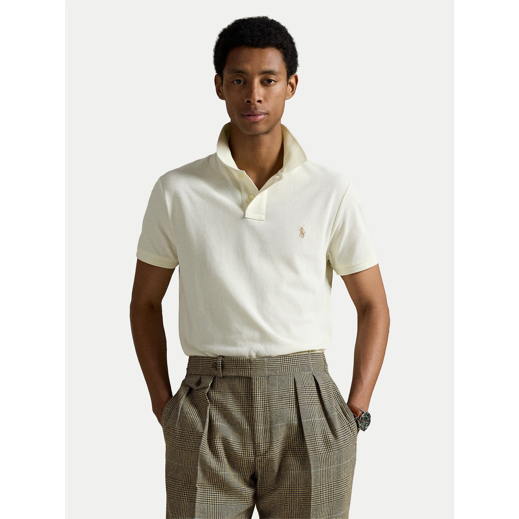 Polo Ralph Lauren Polo 710534735420 Écru Regular Fit