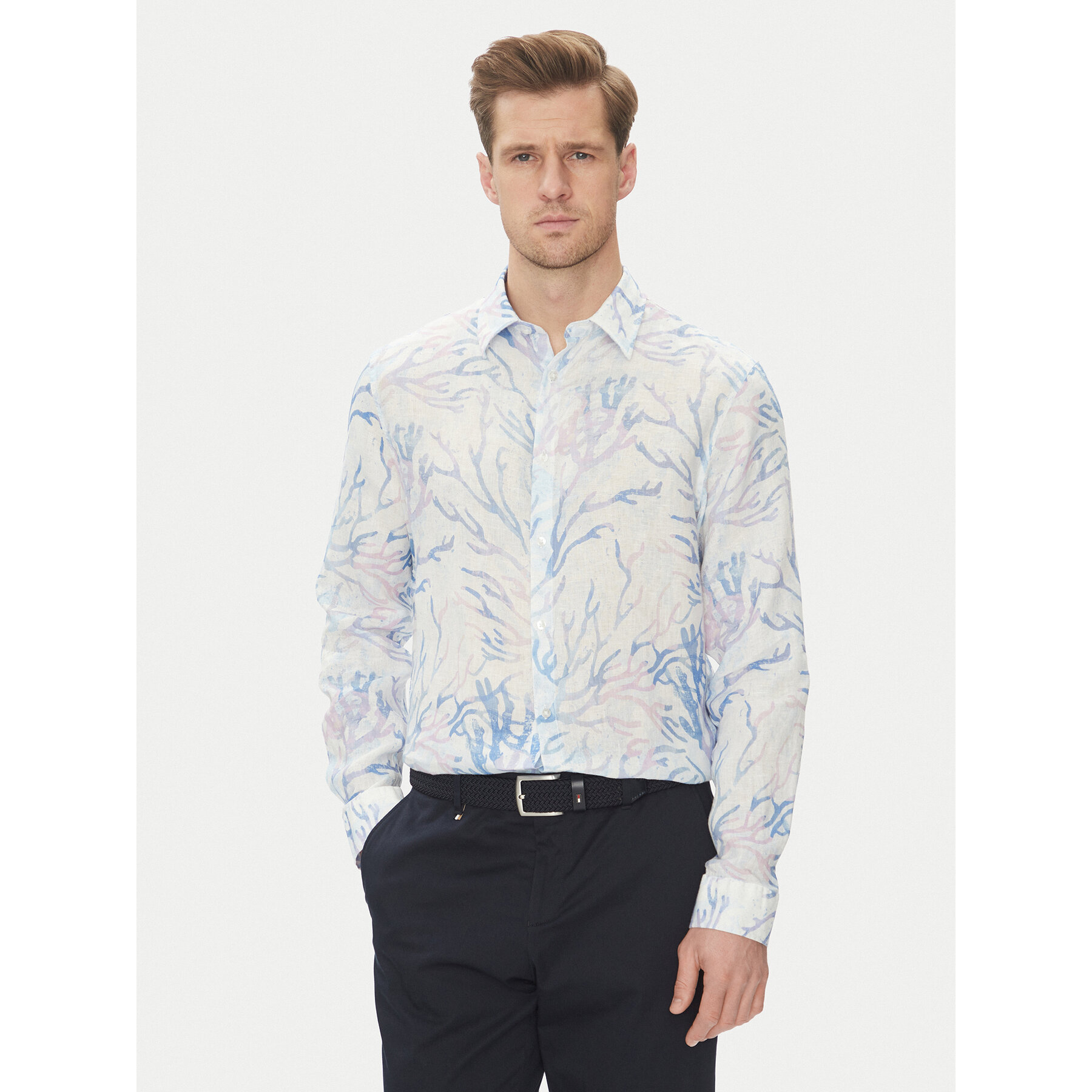 Marciano Guess Koszula 5GHH39 4394Z Błękitny Regular Fit