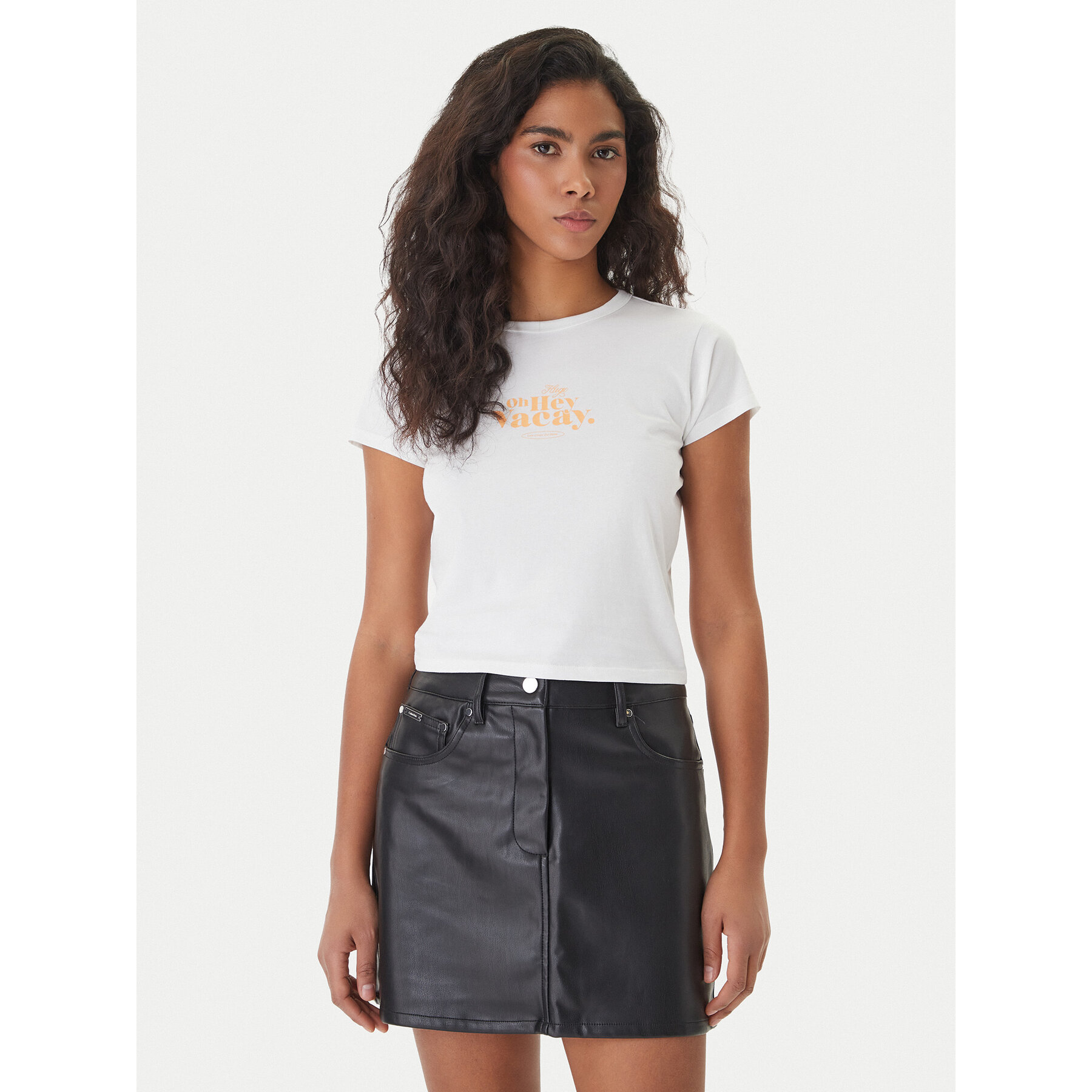 HUGO T-Shirt Dichroma_B 50560769 Biały Slim Fit