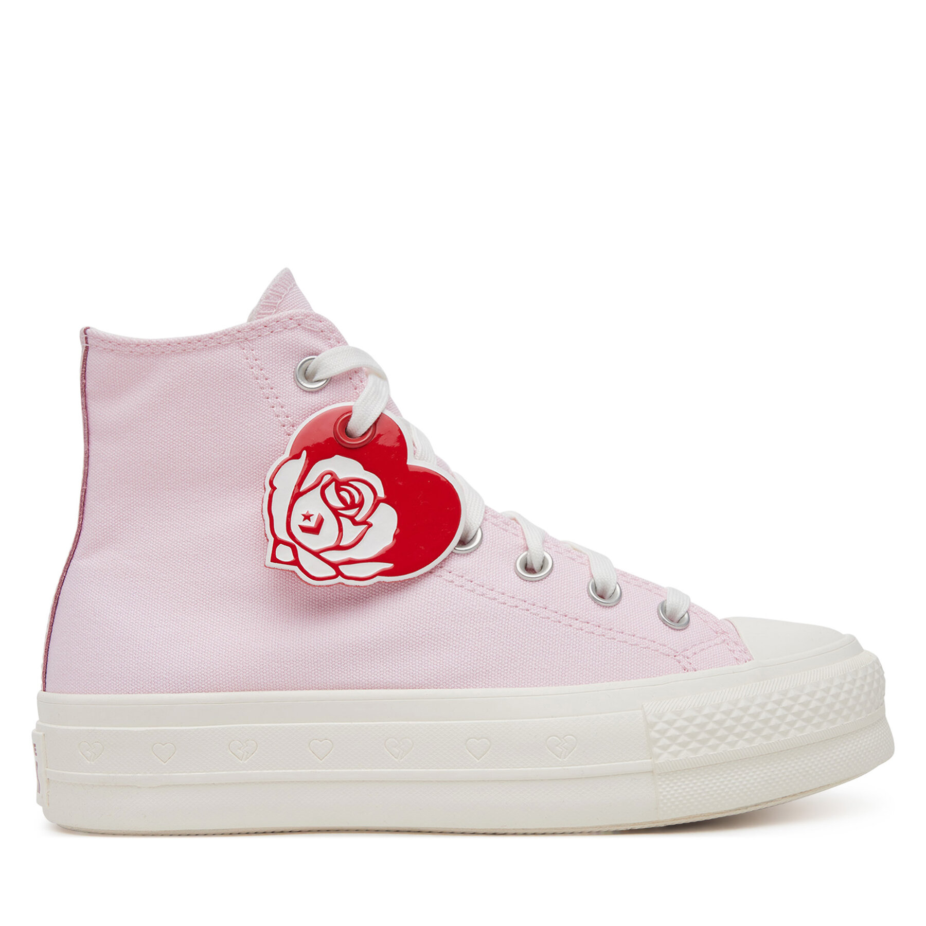 Converse Trampki Chuck Taylor All Star Lift Platform Hearts A13652C Różowy