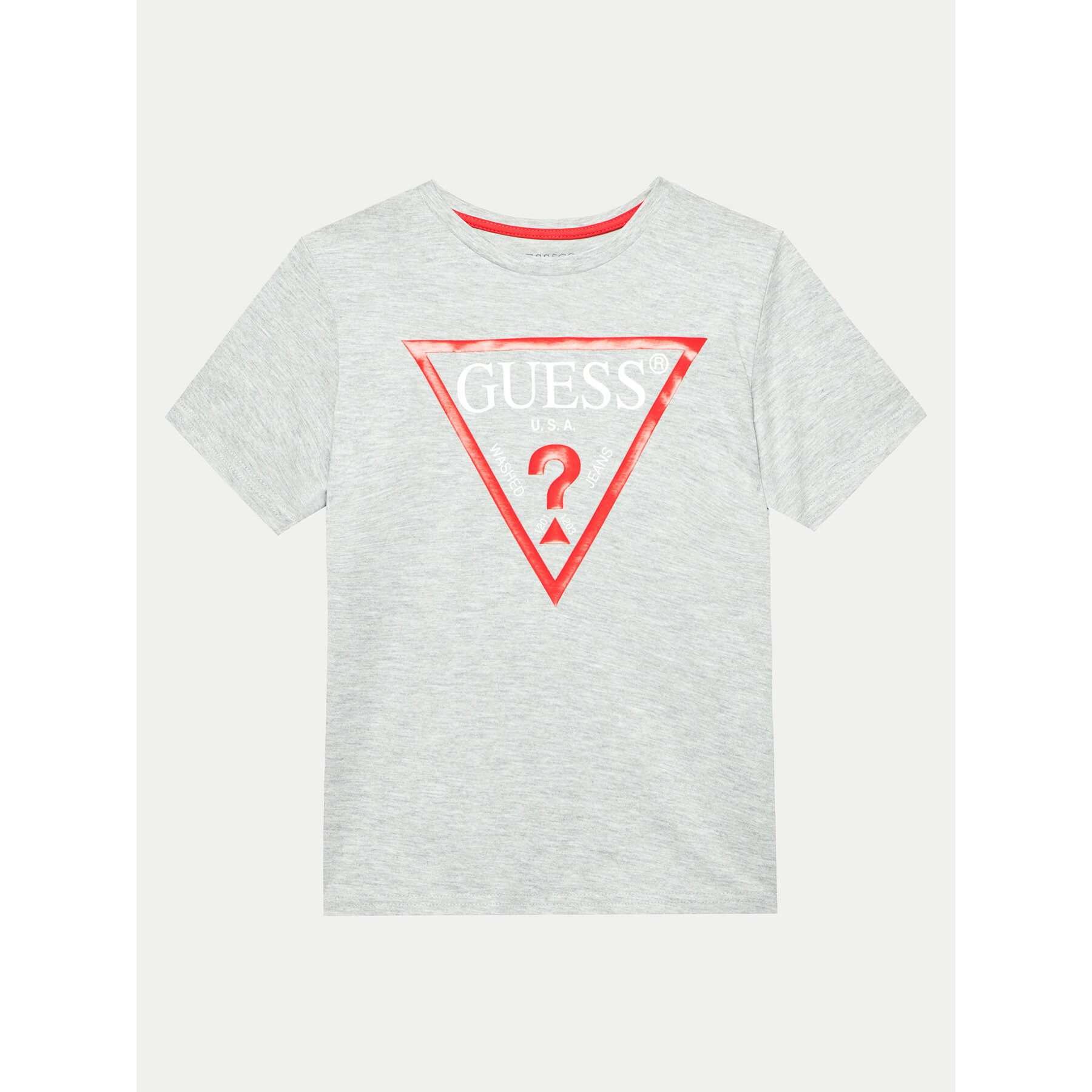 Guess T-Shirt L73I55 K8HM0 Szary Regular Fit
