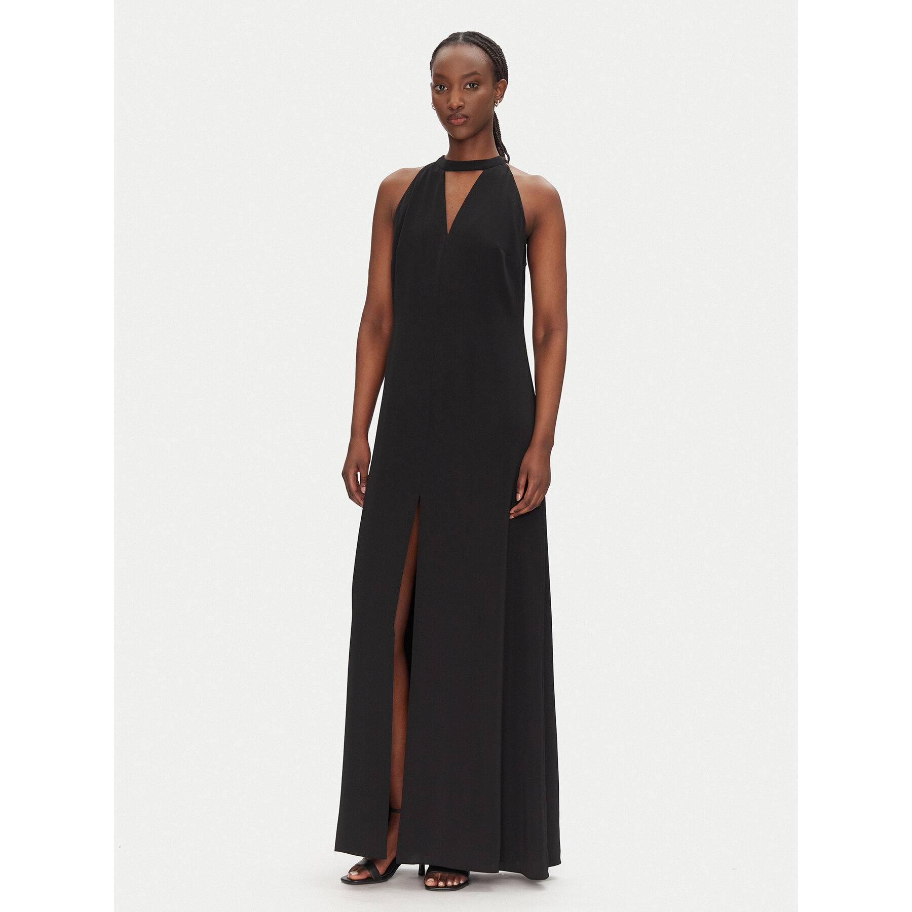 ACCESS FASHION Sukienka wieczorowa 53-3388-145 Czarny Regular Fit