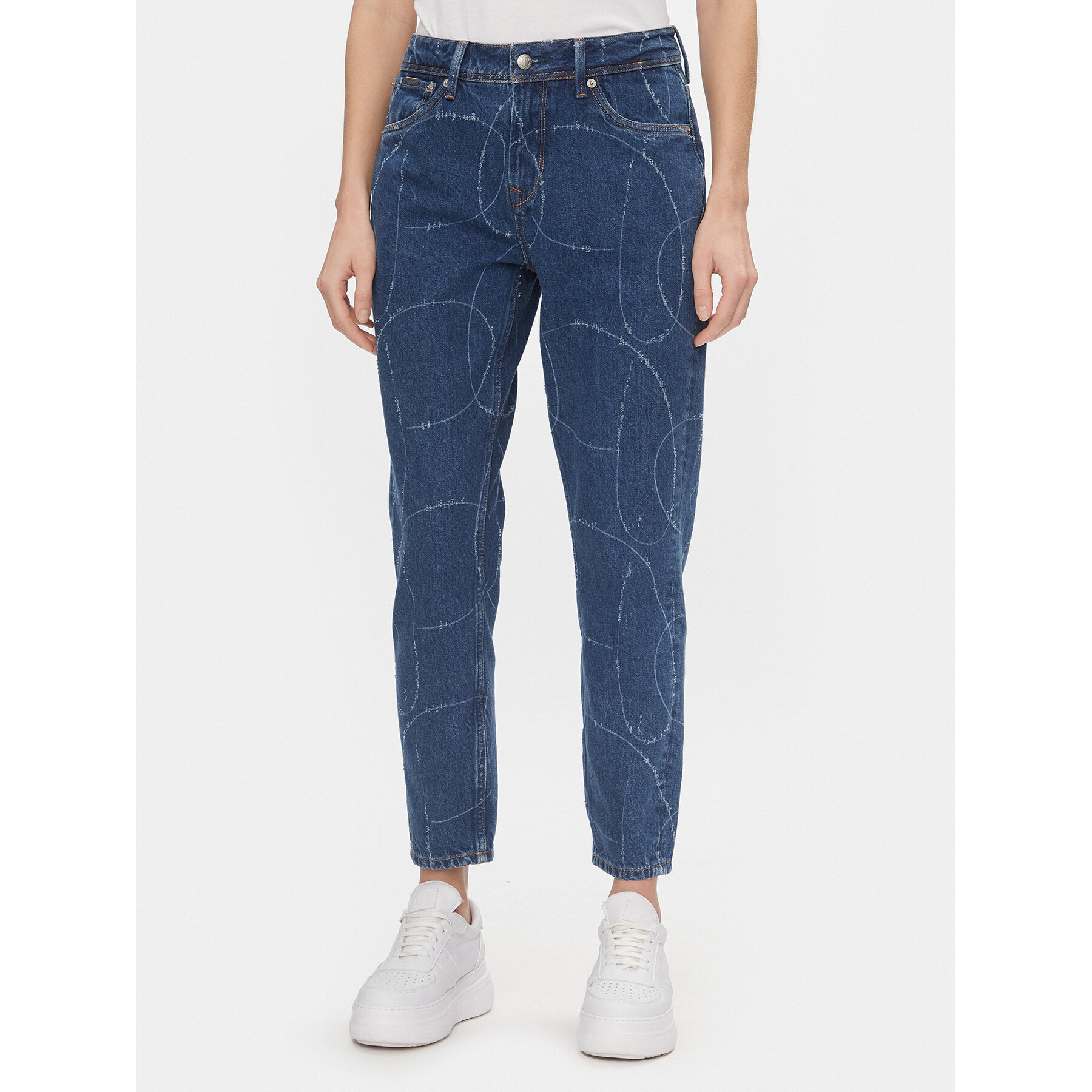 Pepe Jeans Jeansy PL204607 Niebieski Tapered Fit