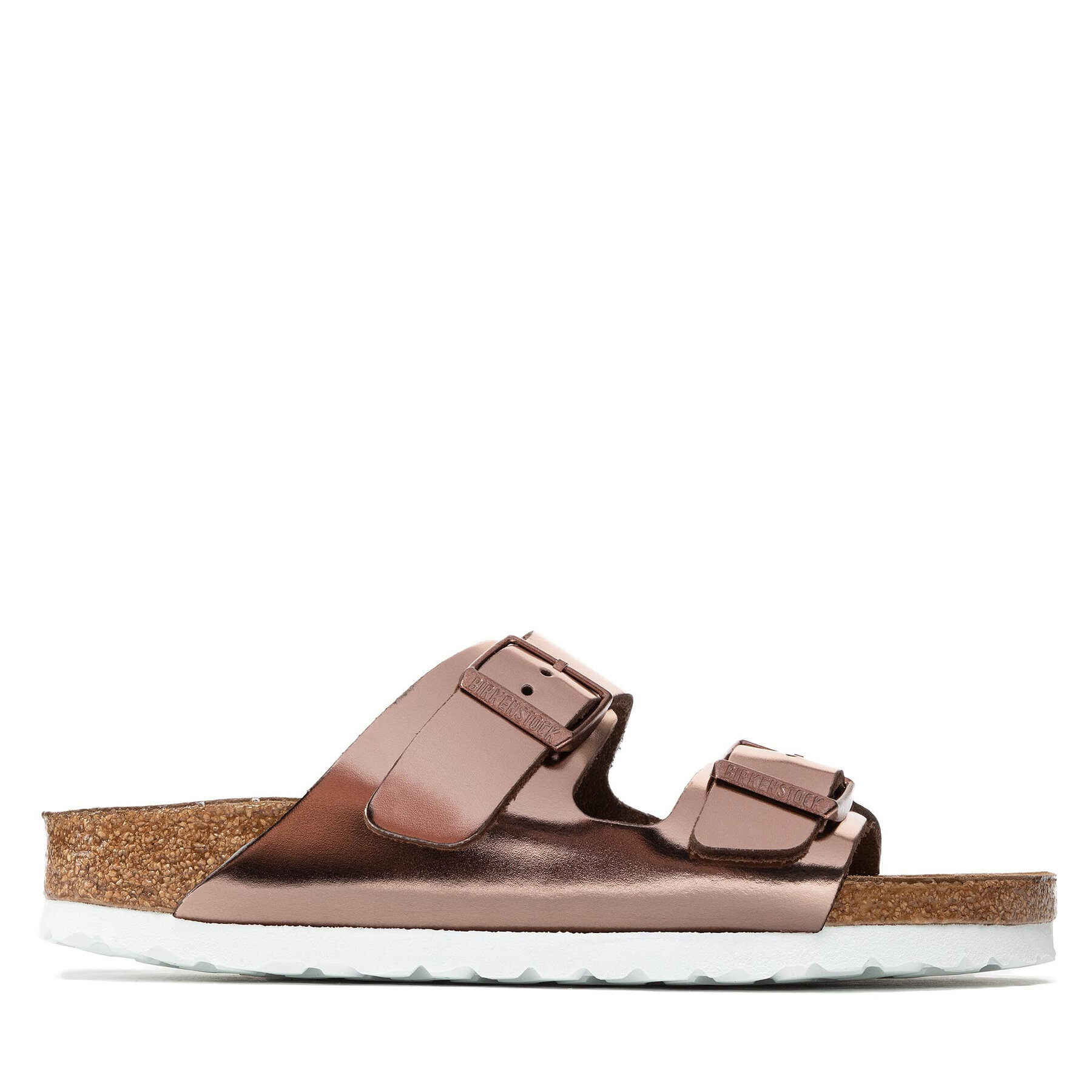 Birkenstock Klapki Arizona Metallic 0952093 Różowy