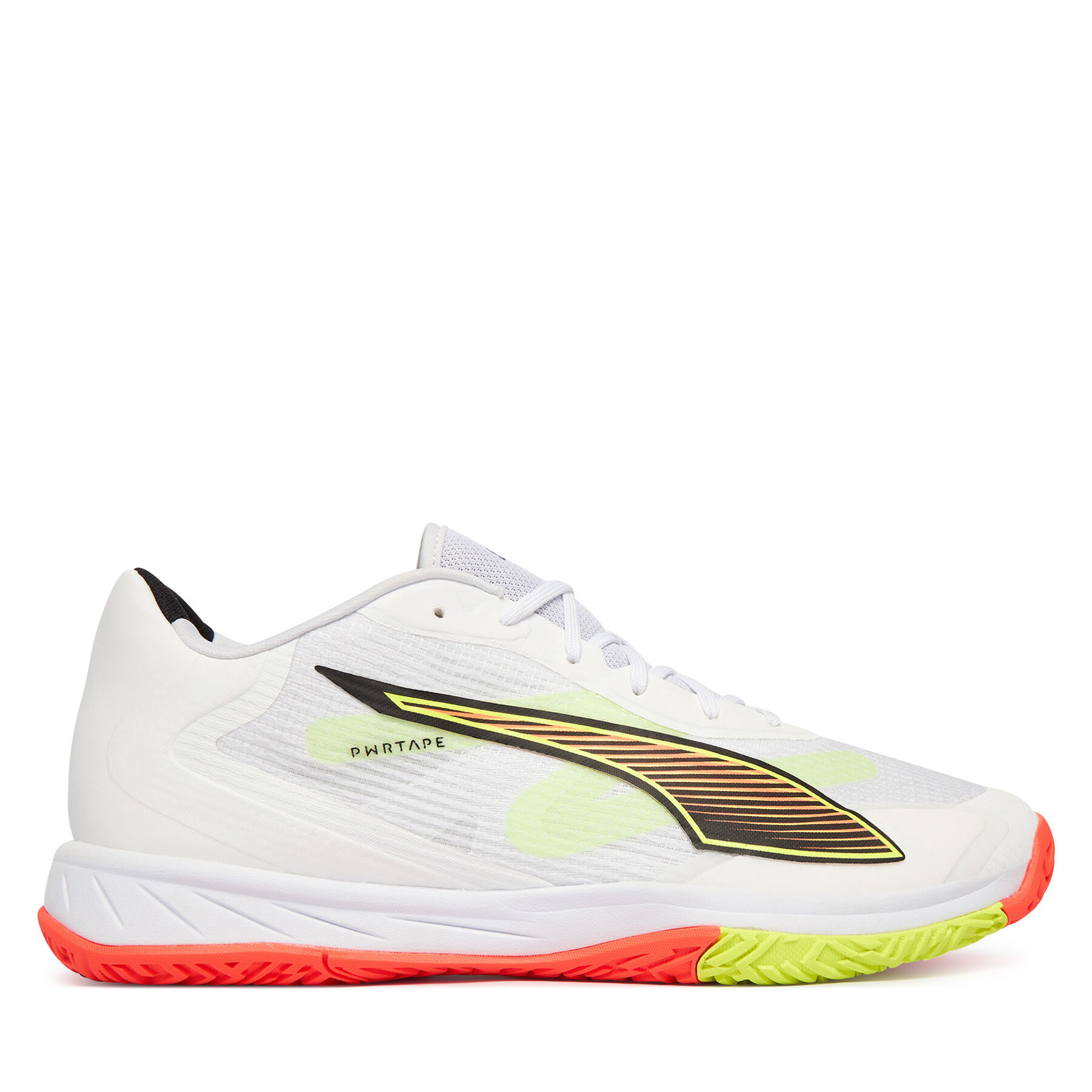 Puma Buty halowe Accelerate Turbo 4 Game On 108888 01 Biały