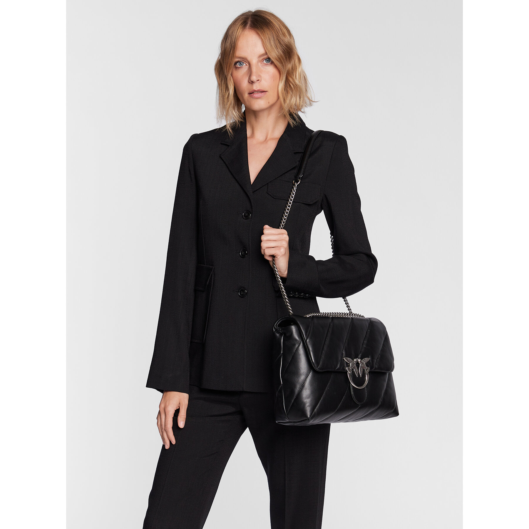 PINKO Torebka Love Big Puff Cl PE 23 PLTT 100037 A0F2 Czarny