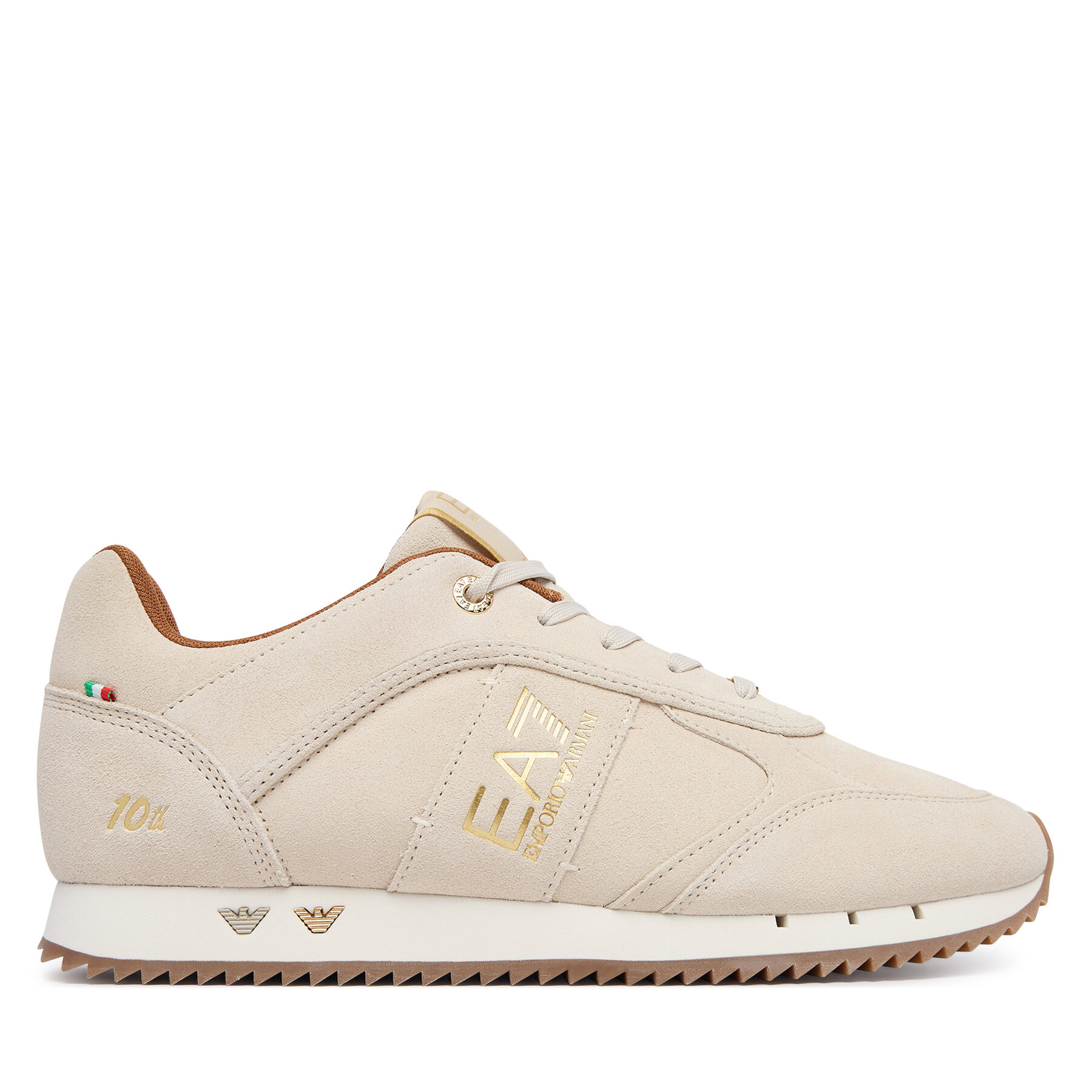 EA7 Emporio Armani Sneakersy 7X000648 AF17465 MZ567 Beżowy