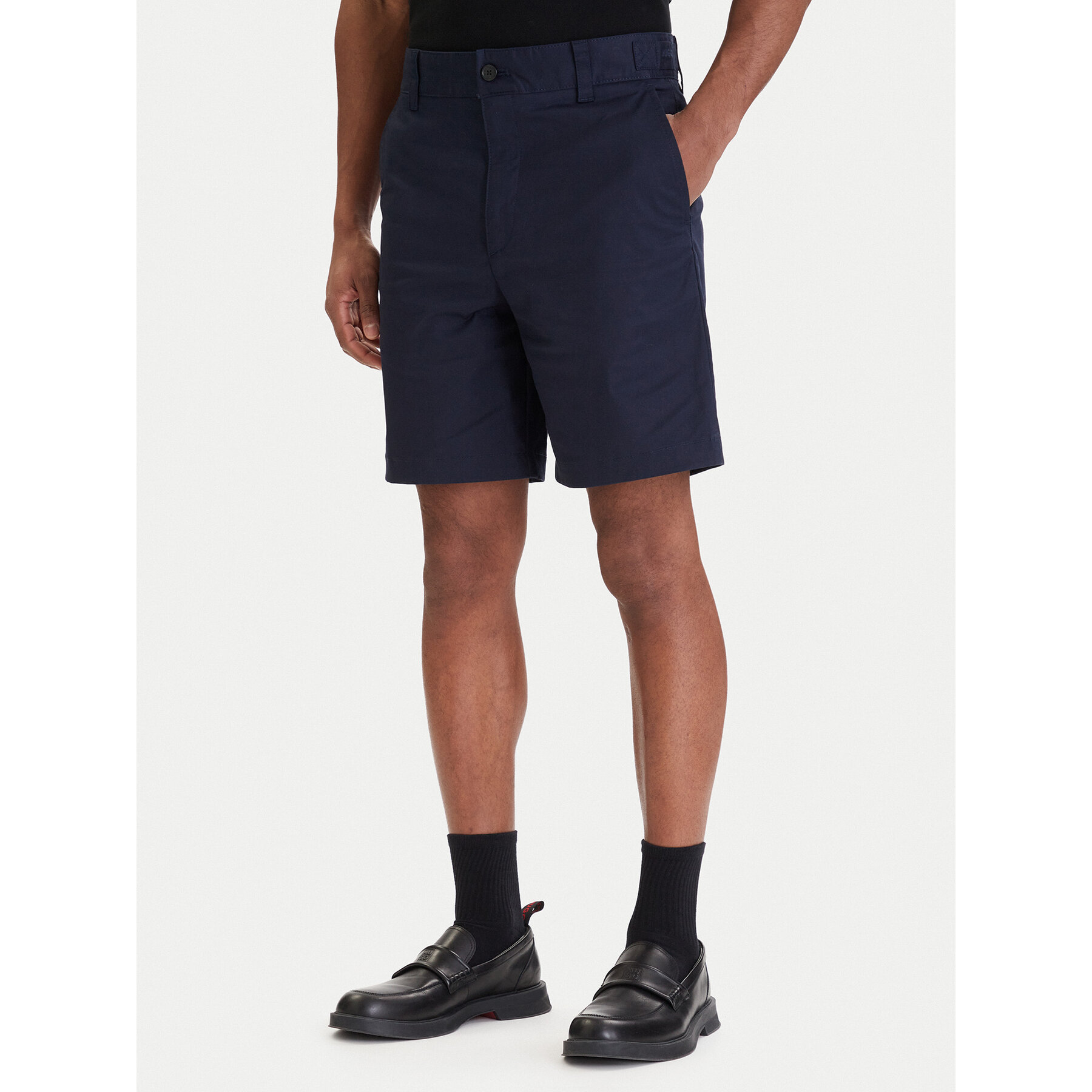 HUGO Szorty materiałowe Genar261S 50567293 Granatowy Slim Fit