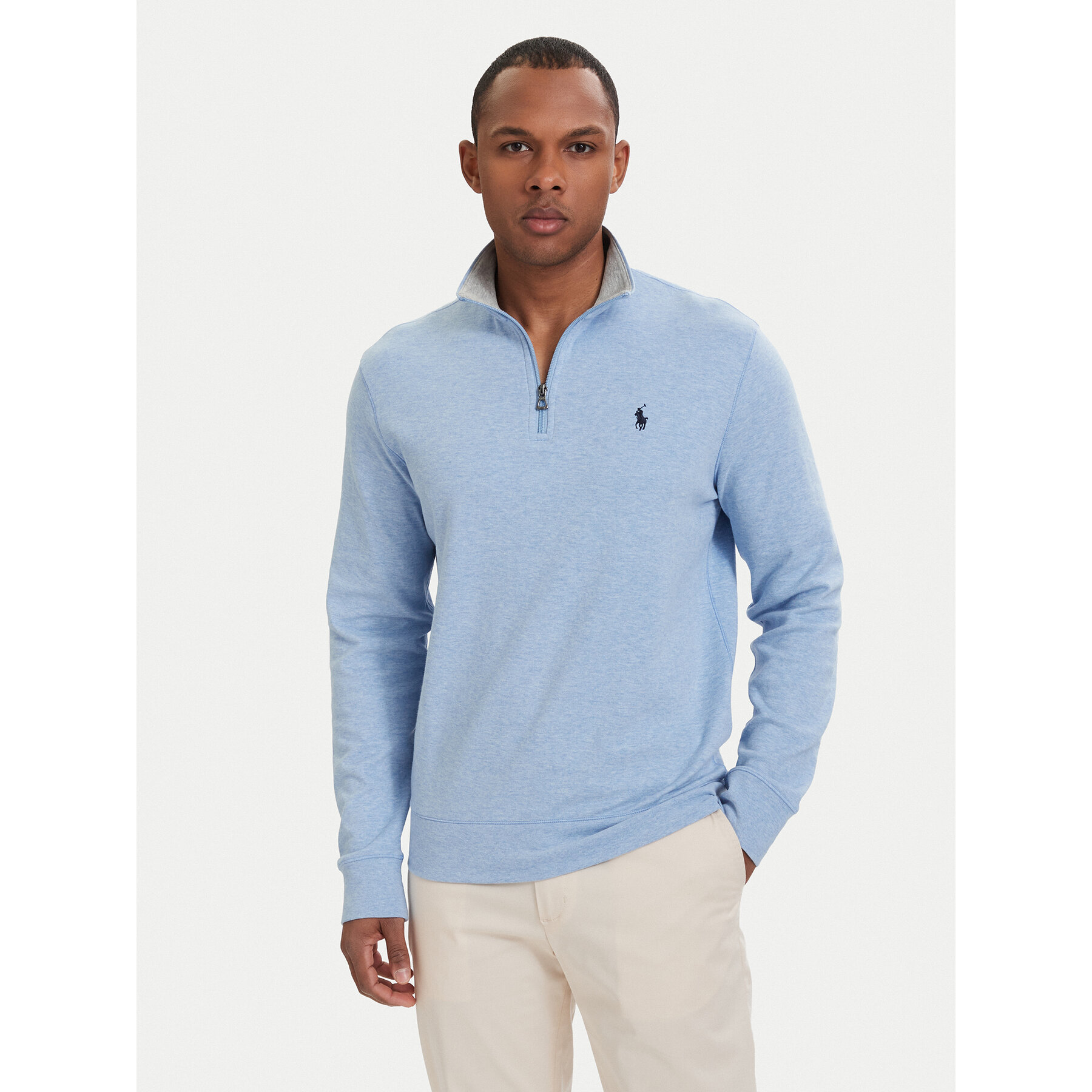 Polo Ralph Lauren Bluza 710812963005 Niebieski jasny Regular Fit