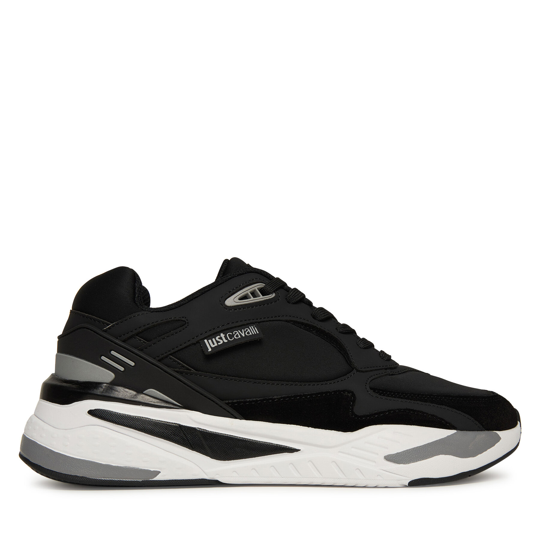 Just Cavalli Sneakersy 79QA3SD2 ZSD38 Czarny