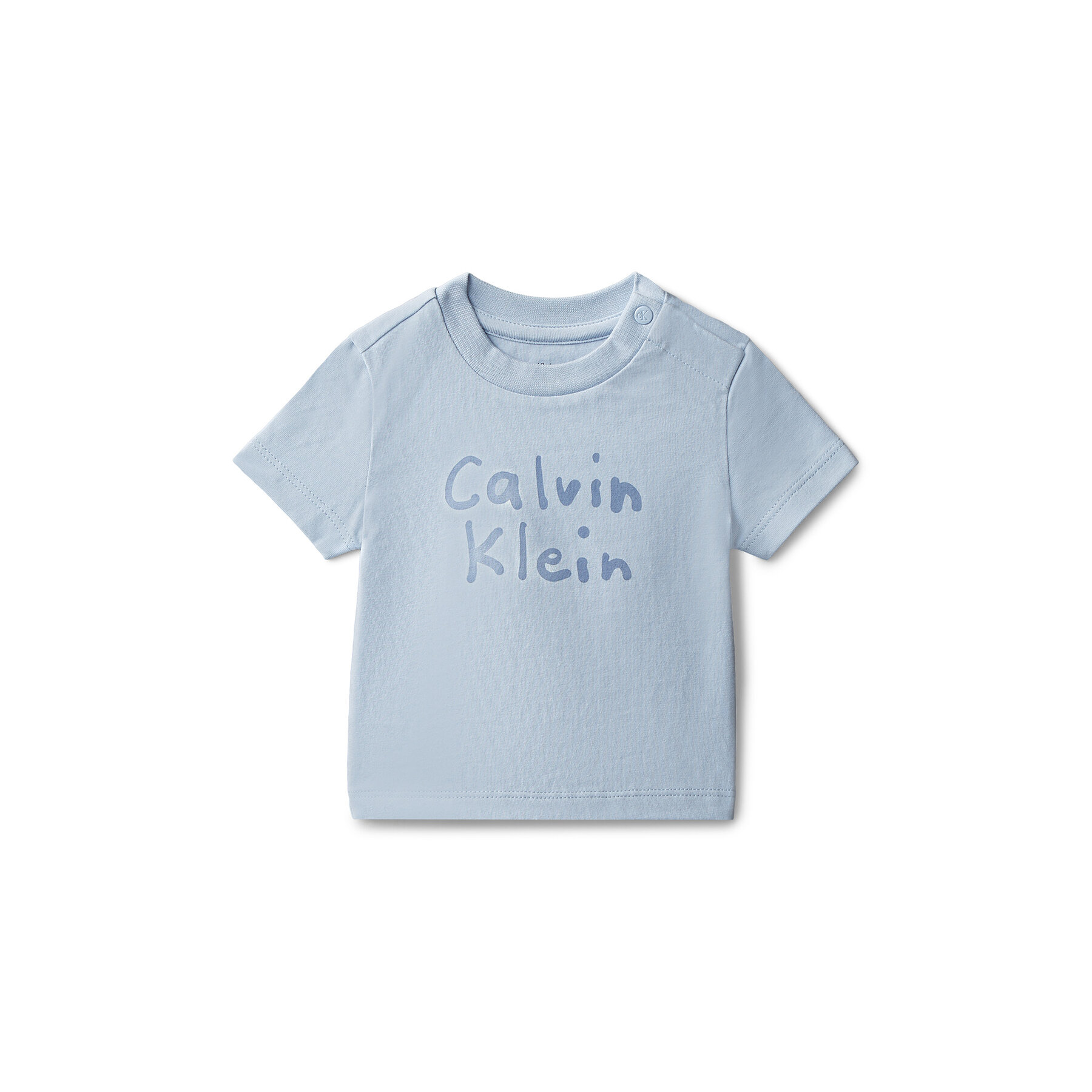 Calvin Klein T-Shirt LVCKSJA52B Niebieski Regular Fit