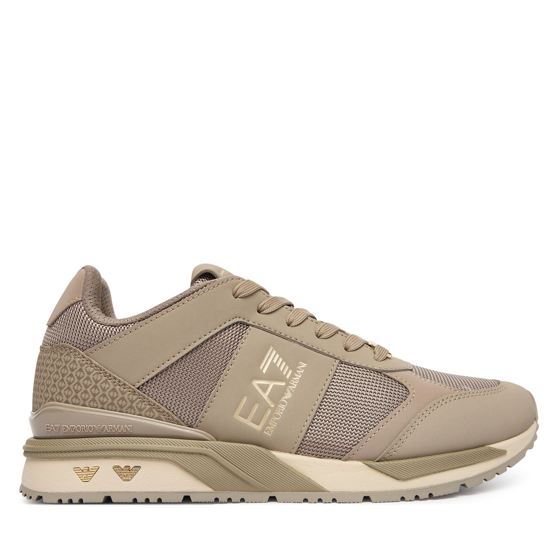 EA7 Emporio Armani Sneakersy 7X000656 AF13550 MZ697 Brązowy