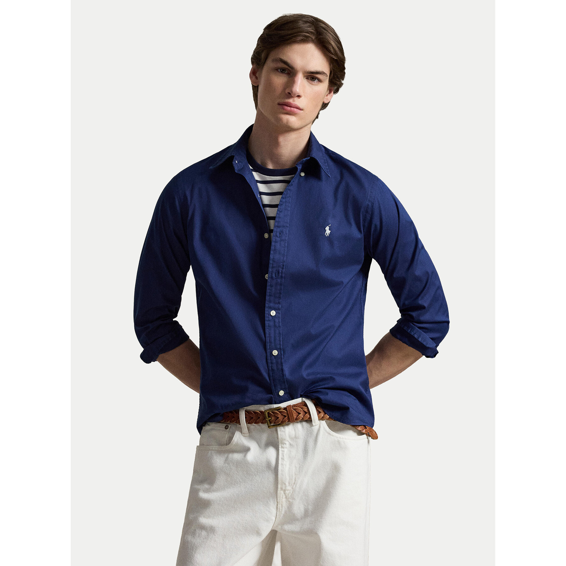 Polo Ralph Lauren Koszula 710B20512006 Granatowy Custom Fit