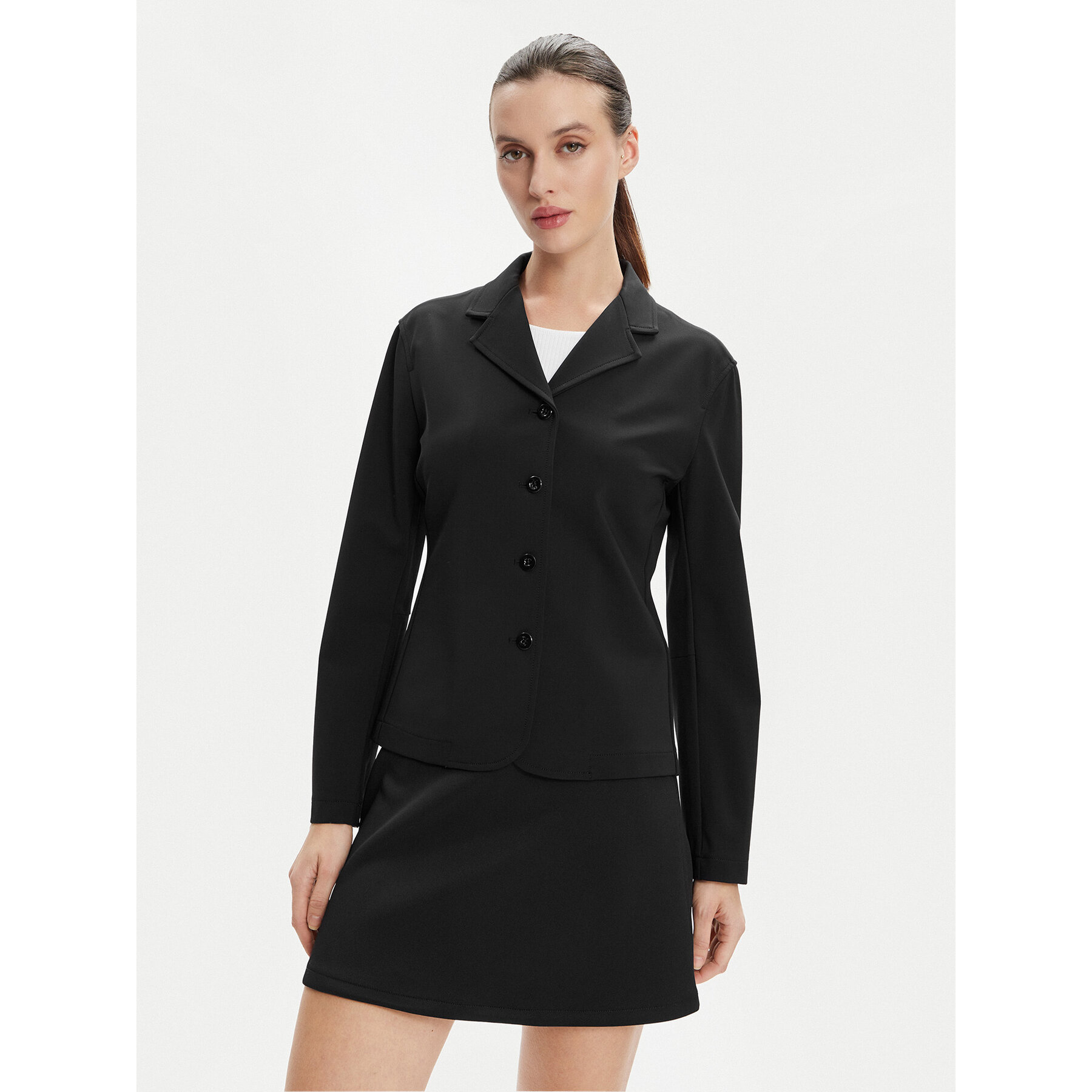 Max Mara Leisure Marynarka Duomo 2416911017 Czarny Regular Fit