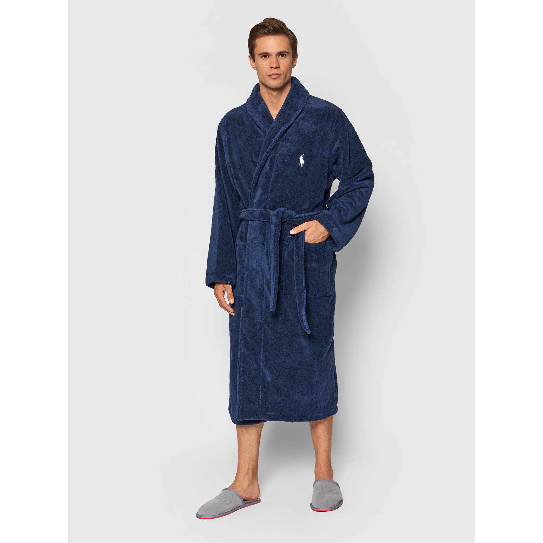 Polo Ralph Lauren Szlafrok 714853990001 Granatowy