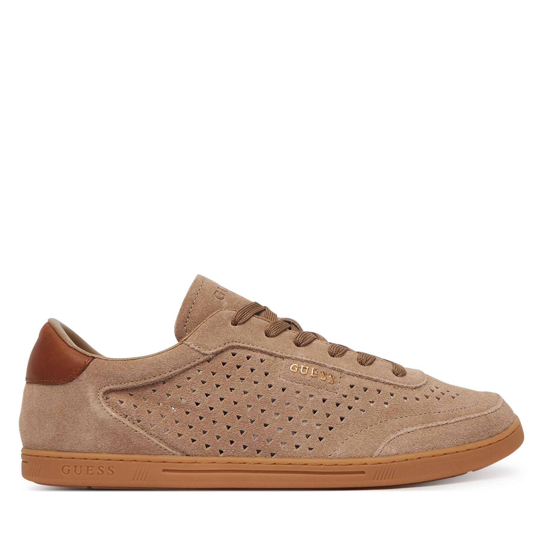 Guess Sneakersy FMJNIX SUE12 Brązowy jasny
