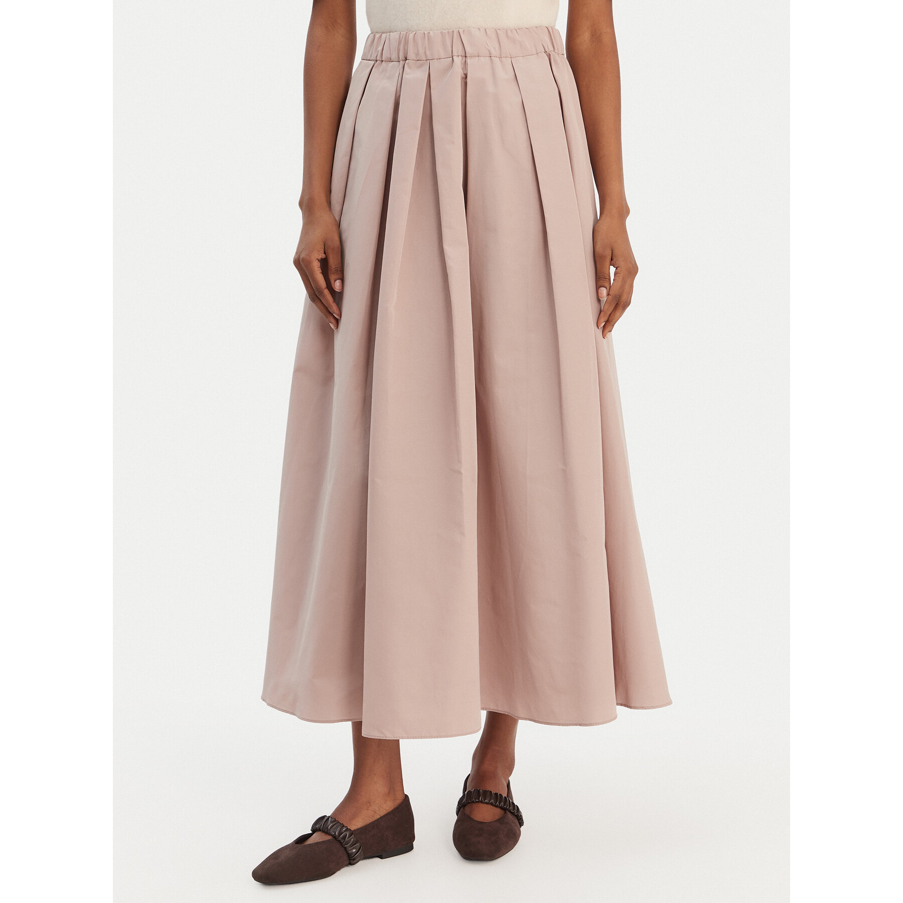 Weekend Max Mara Spódnica trapezowa Curvato 2615101051 Różowy Regular Fit