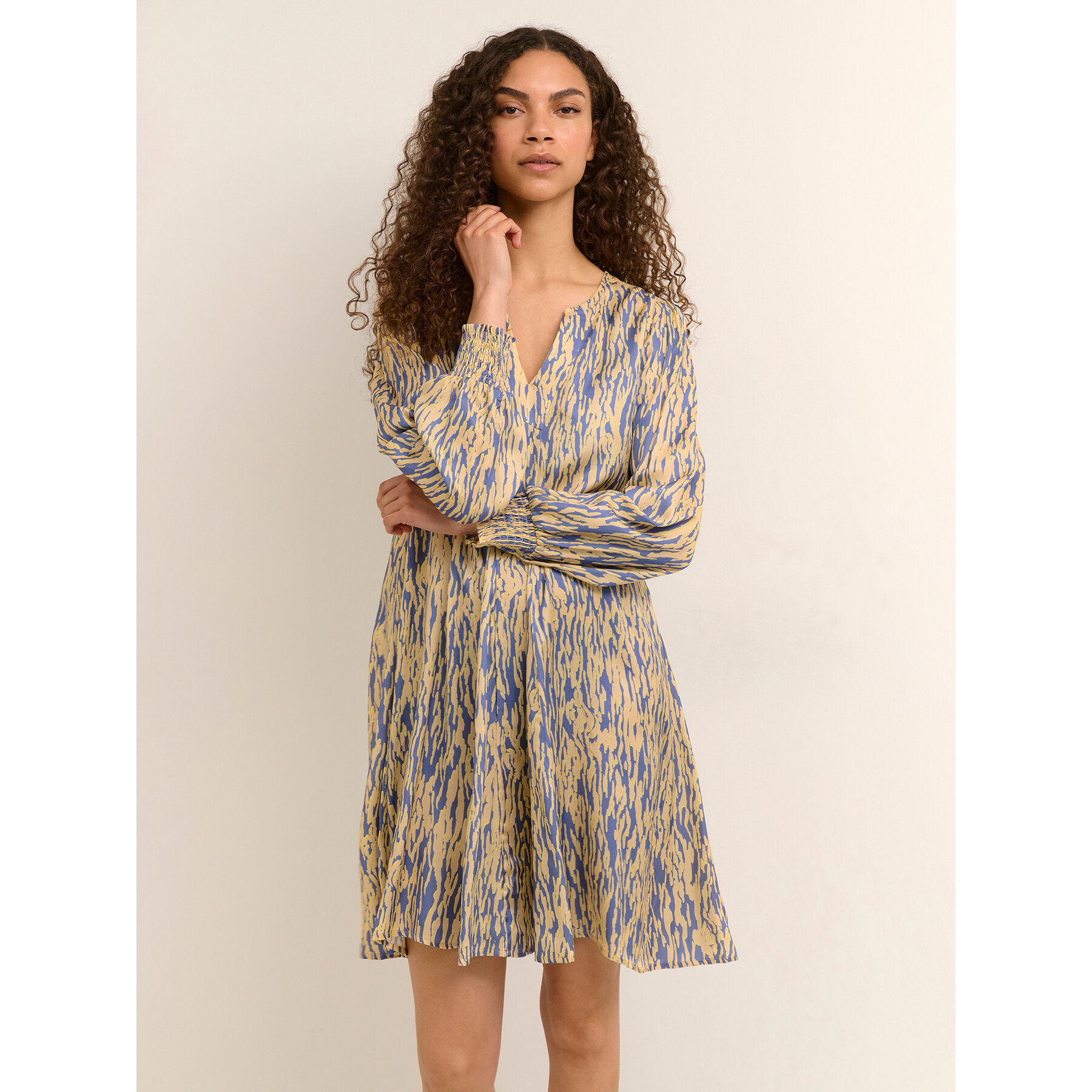 Karen by Simonsen Sukienka letnia Gazelle 10104190 Niebieski Feminine Fit