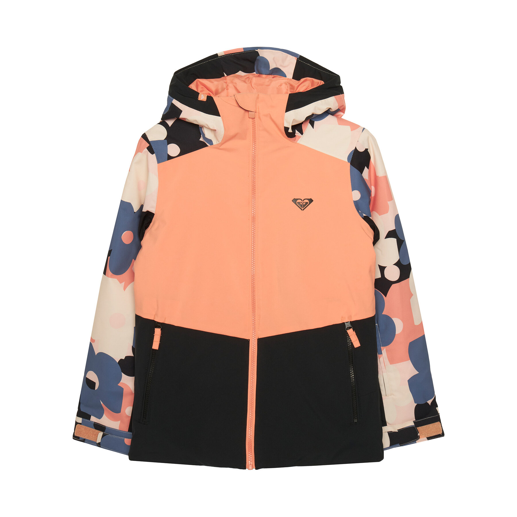 Roxy Kurtka snowboardowa Silverwinter ERGTJ03176 Koralowy Regular Fit