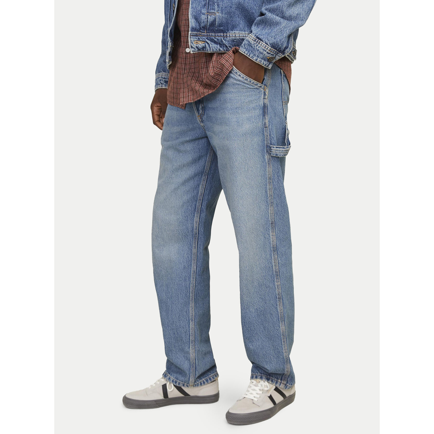 Jack & Jones Jeansy Eddie 12261926 Niebieski Loose Fit