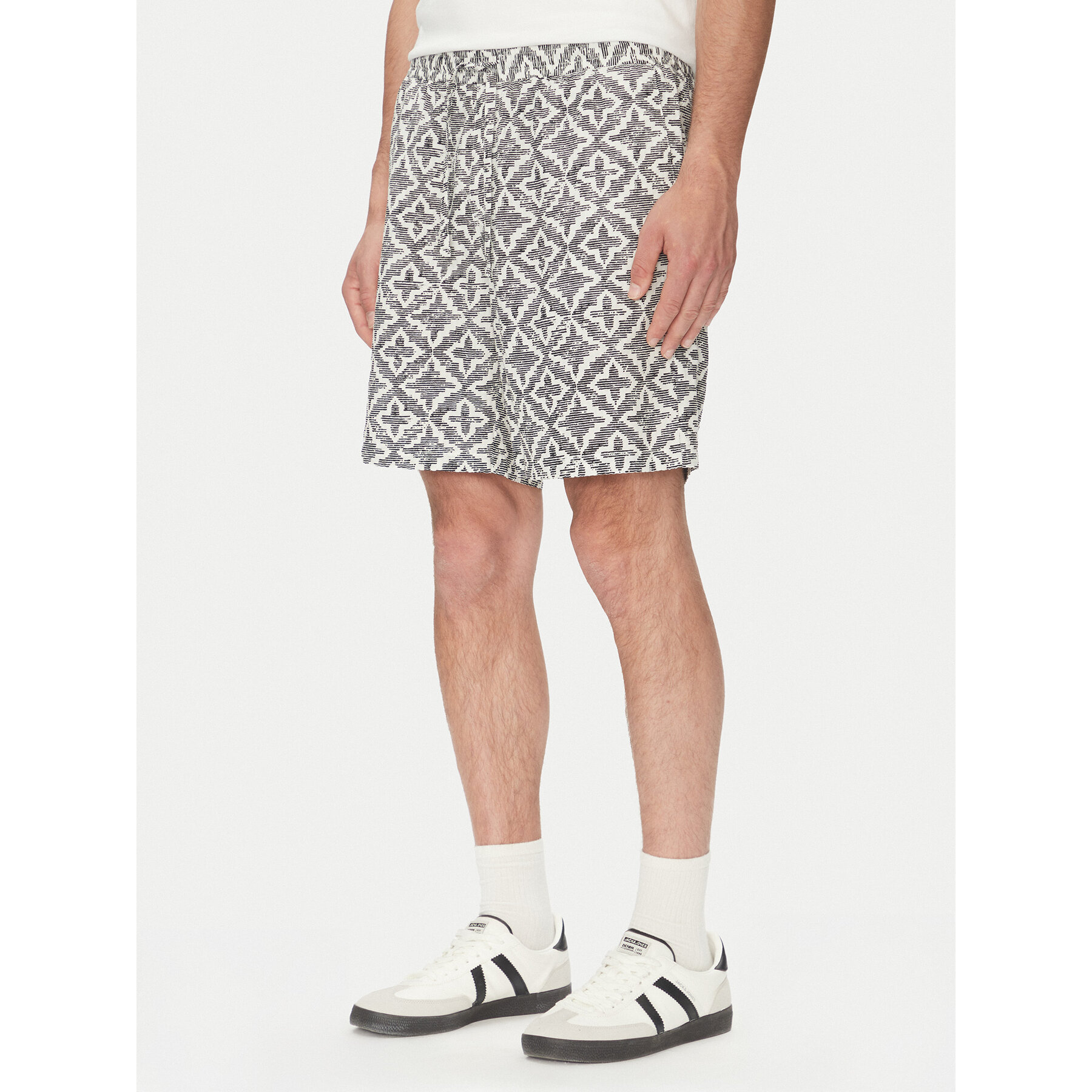 Jack & Jones Szorty materiałowe Jaiden 12277620 Szary Relaxed Fit
