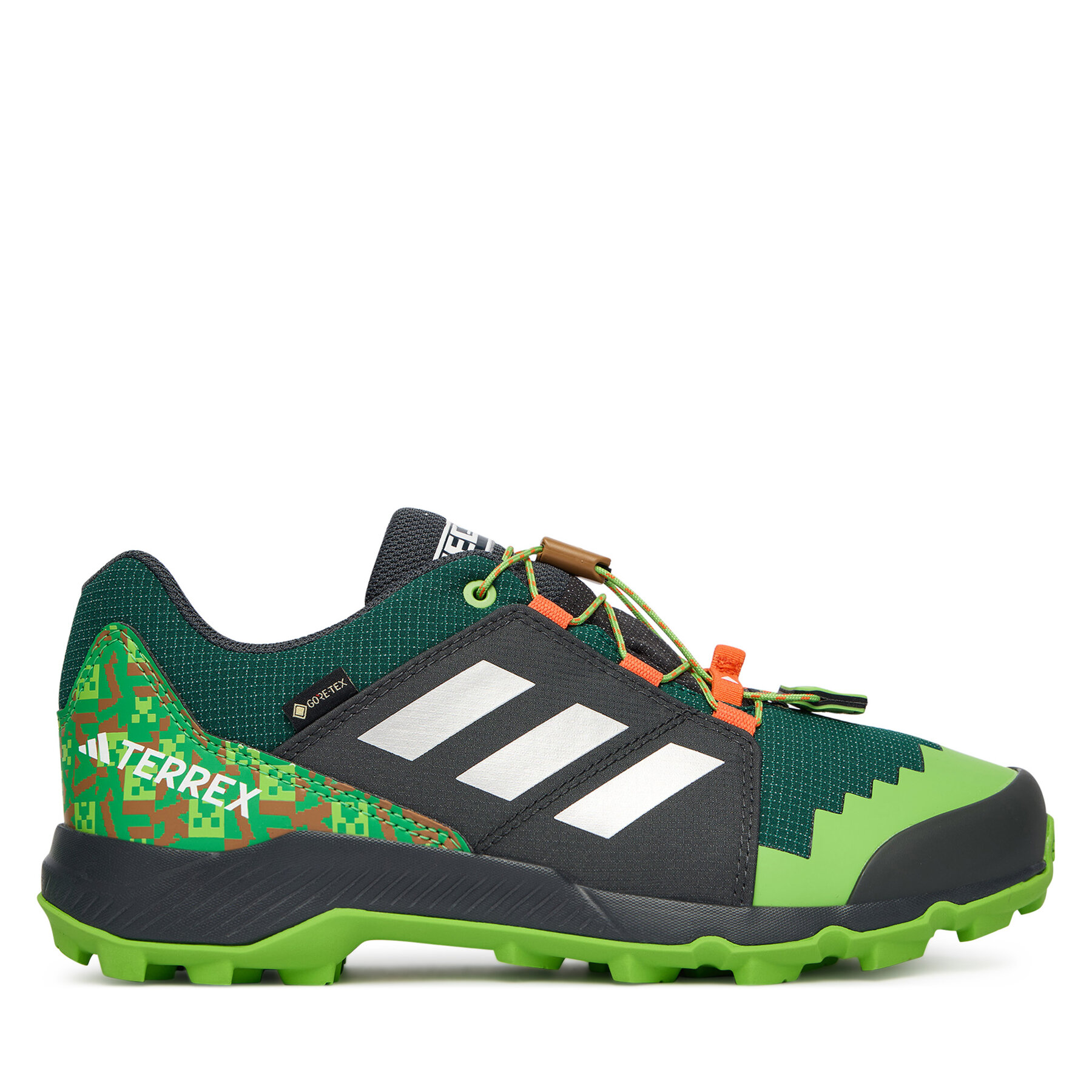 adidas Trekkingi Minecraft Terrex Gore-Tex Hiking JR1314 Zielony