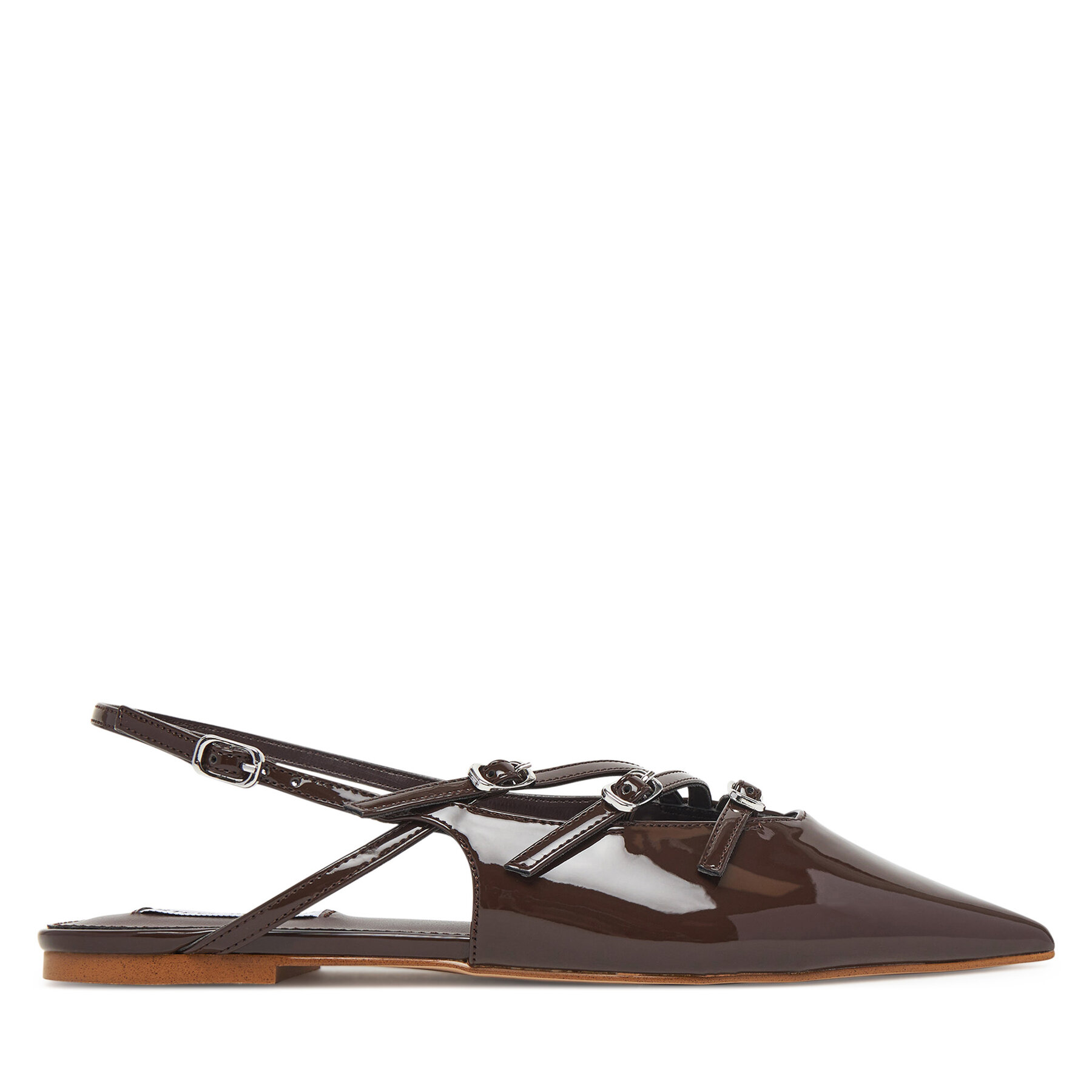 Steve Madden Baleriny Cianna SM11003709 Brązowy