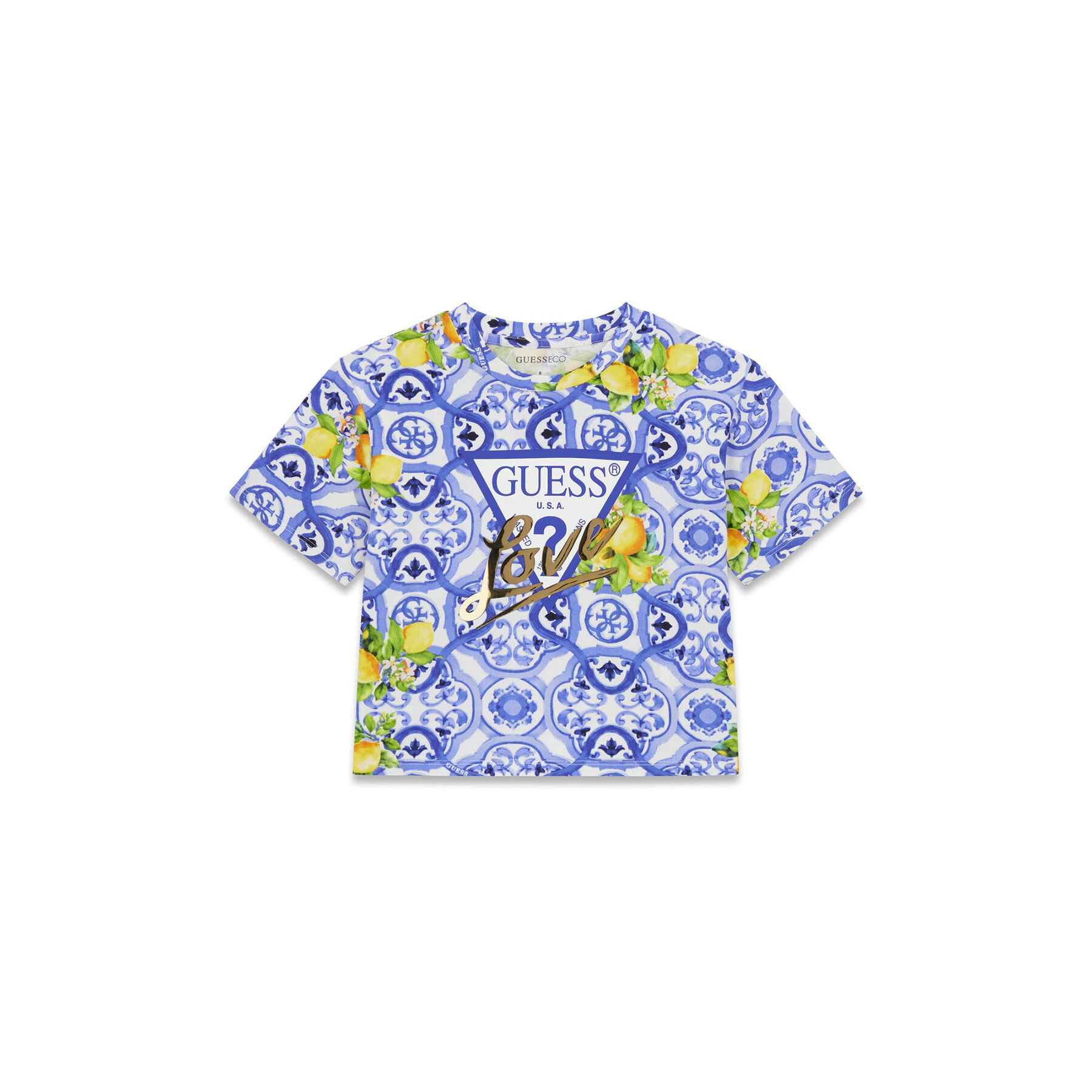 Guess T-Shirt J6GI03 K6YW4 Niebieski Relaxed Fit