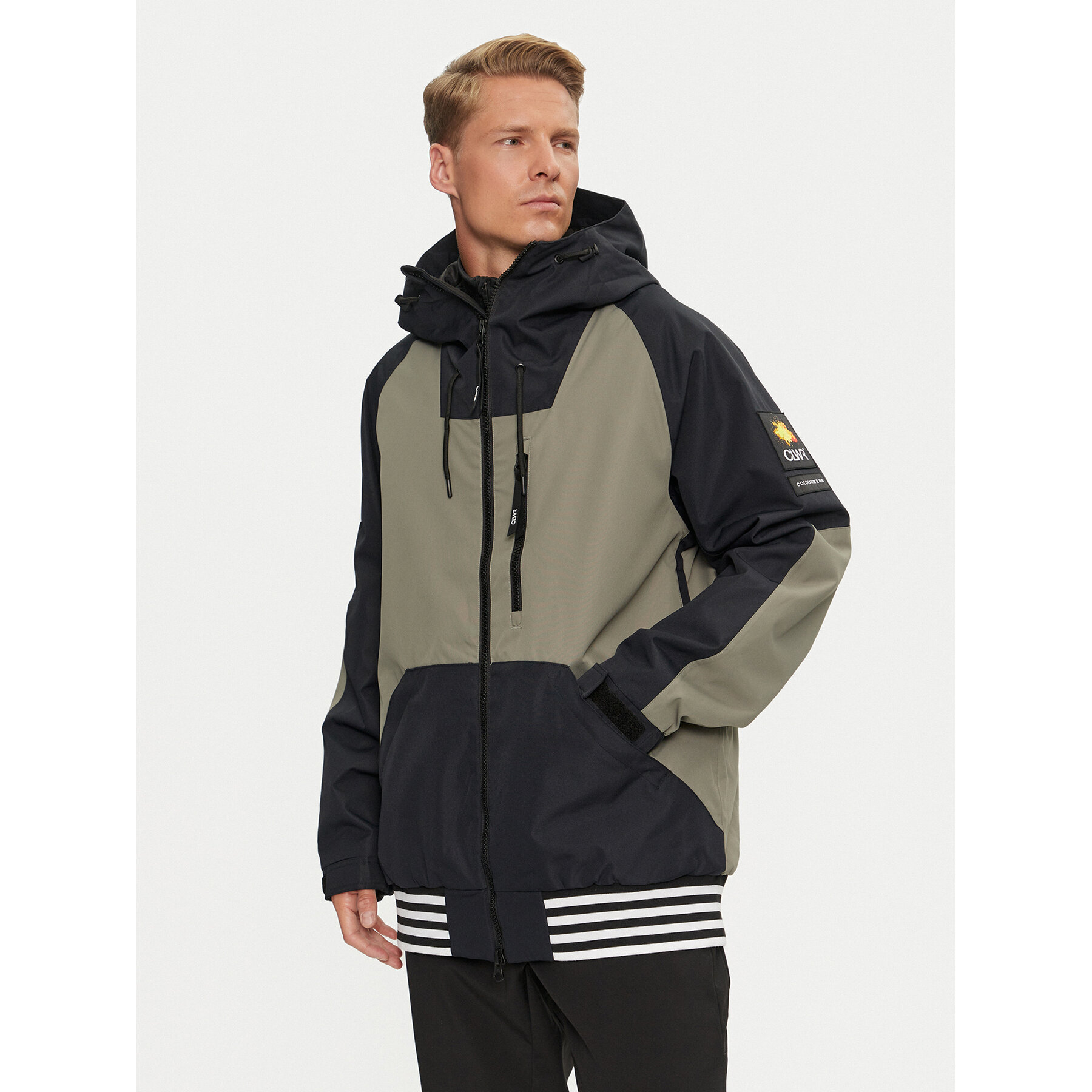 Colourwear Kurtka narciarska League Jkt M 7010291 Zielony Regular Fit