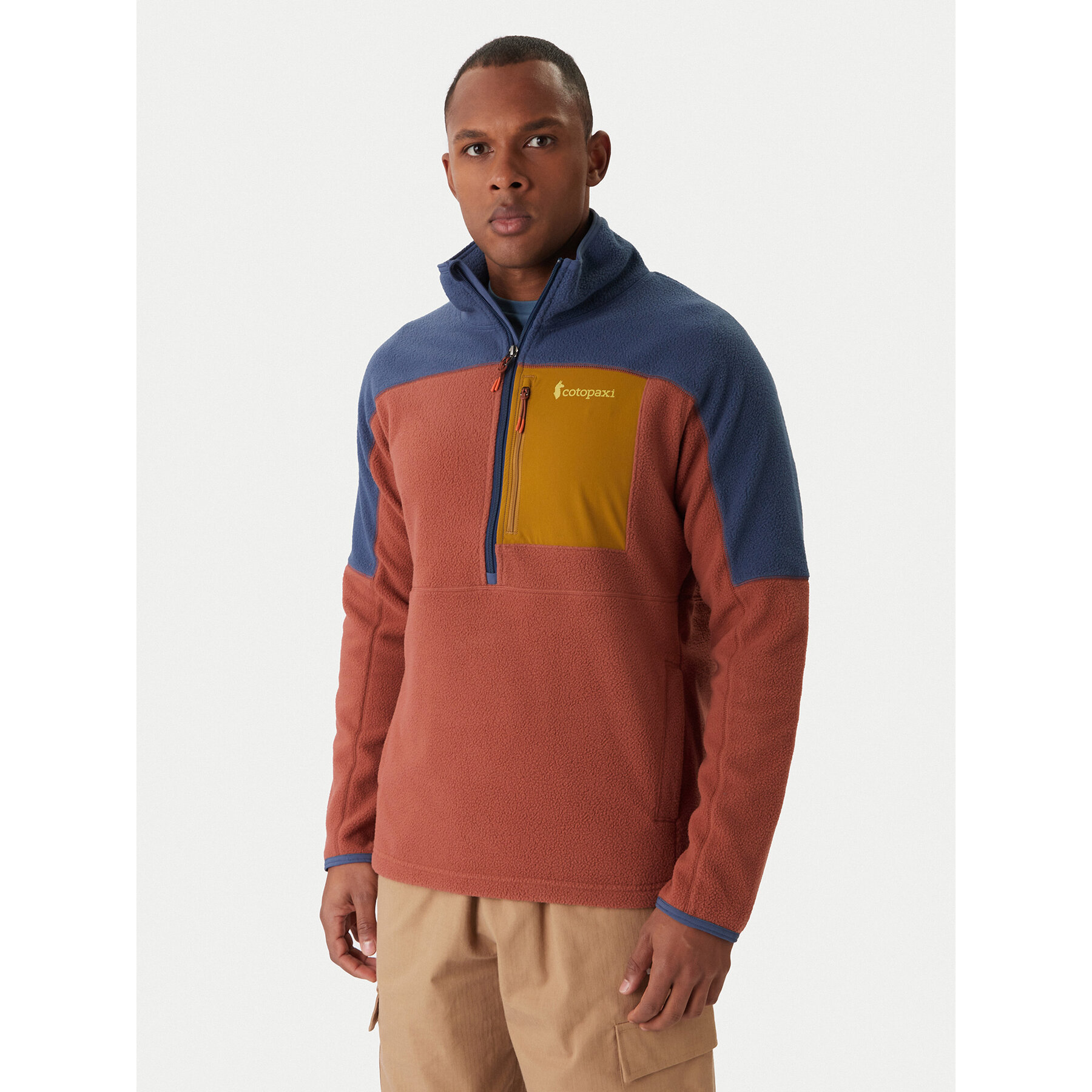Cotopaxi Polar Abrazo Fleece Half F20471M53 Brązowy Regular Fit