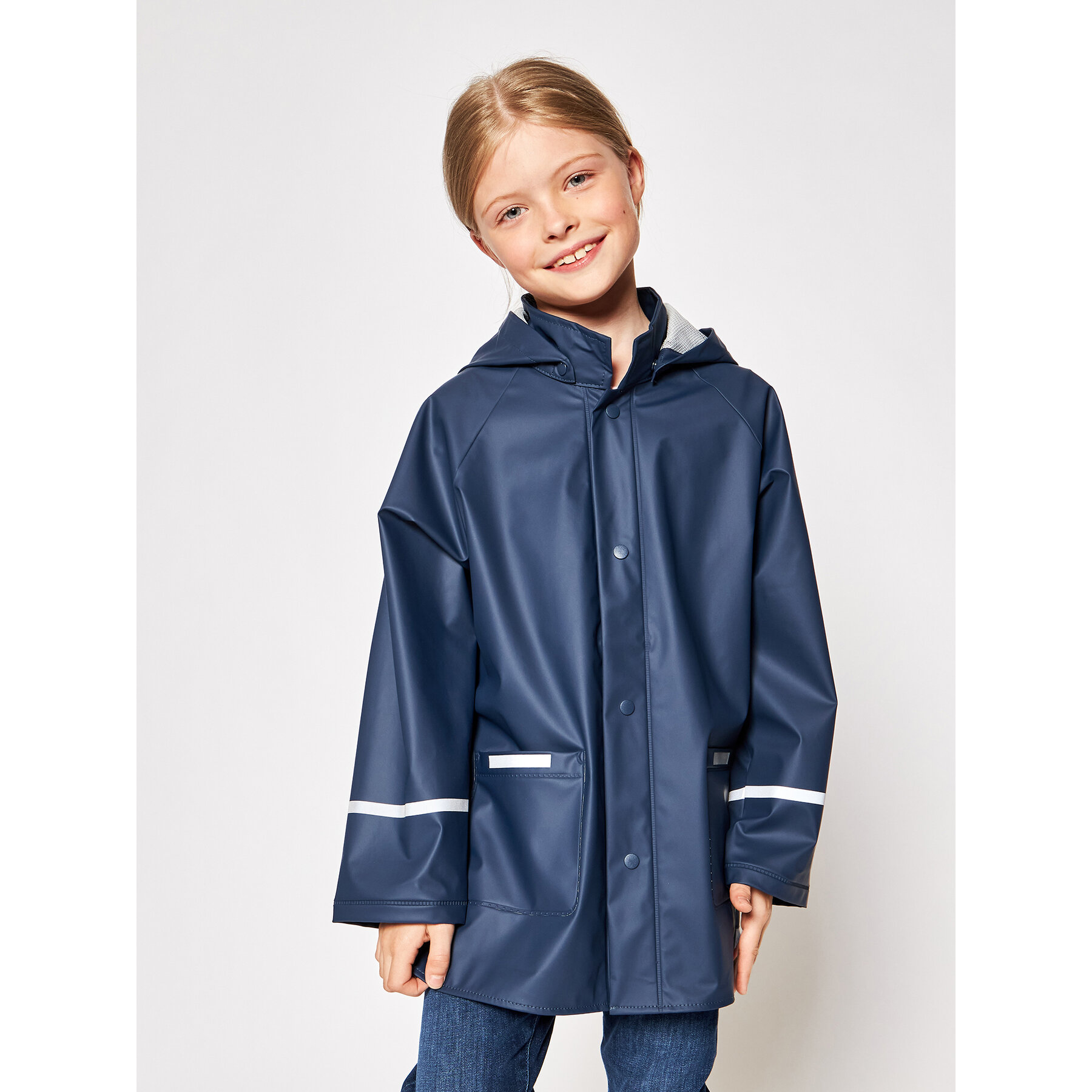 Playshoes Kurtka przeciwdeszczowa 408638 D Granatowy Regular Fit