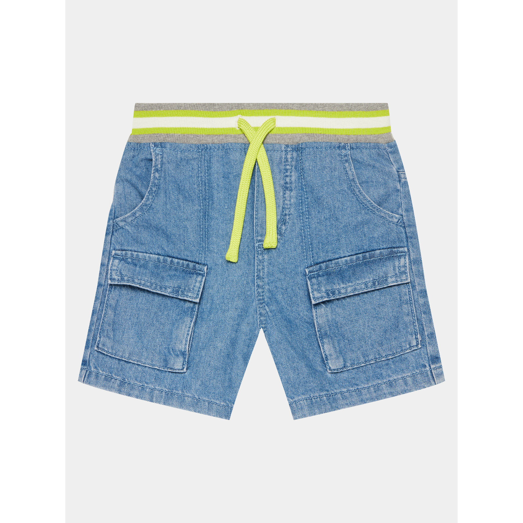 United Colors Of Benetton Szorty materiałowe 4AD7G901O Niebieski Regular Fit