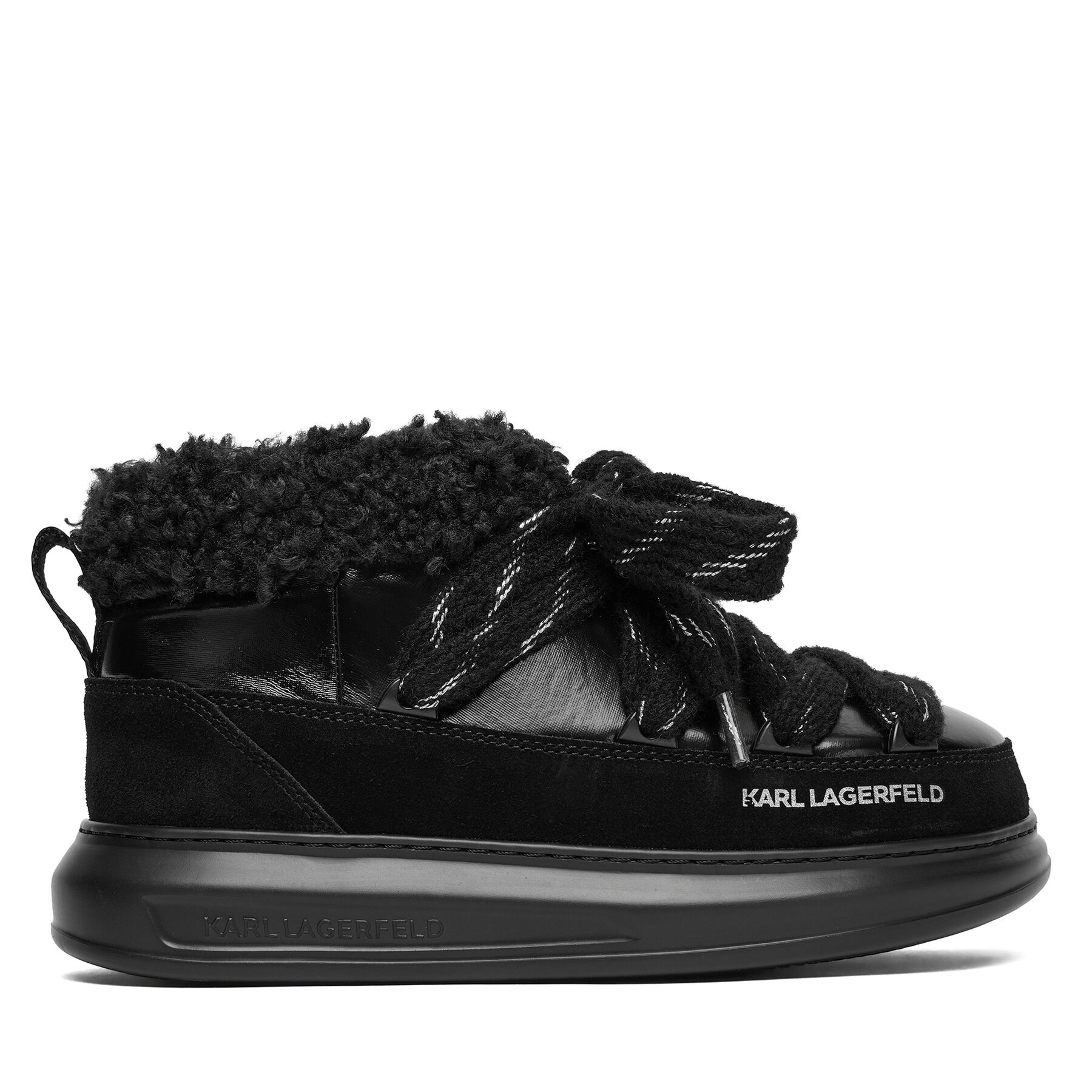 KARL LAGERFELD Śniegowce Kapri Kosi KL44525 Czarny