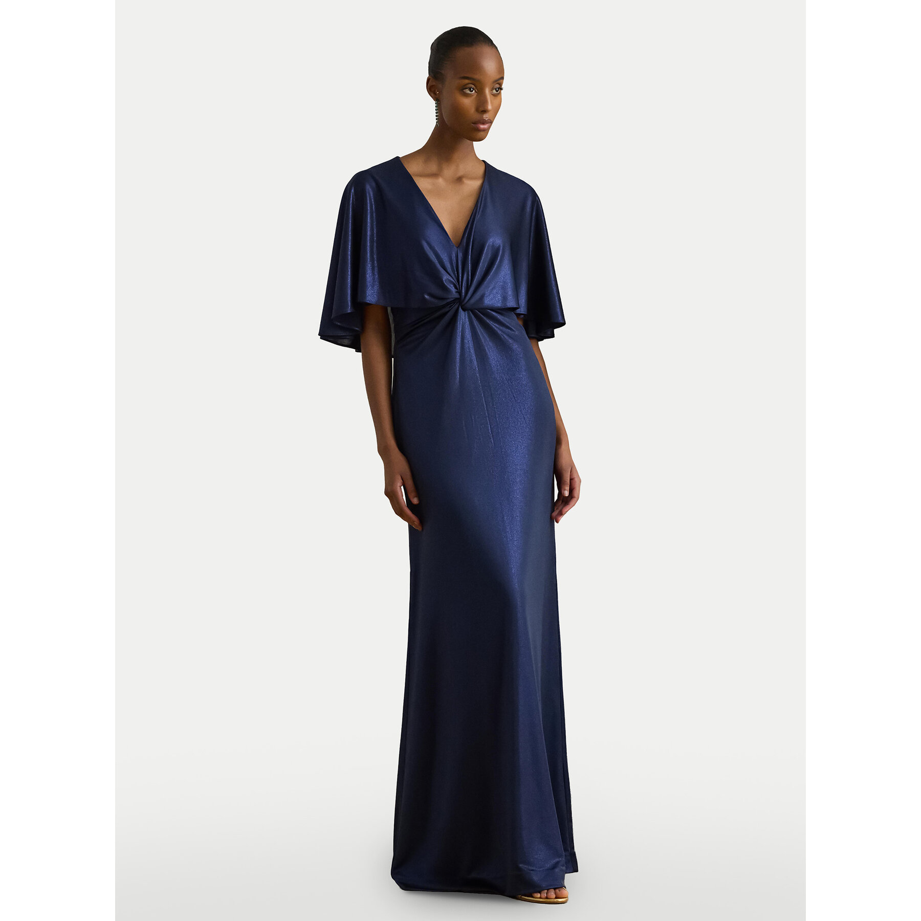 LAUREN RALPH LAUREN Sukienka wieczorowa 253P04061003 Granatowy Regular Fit