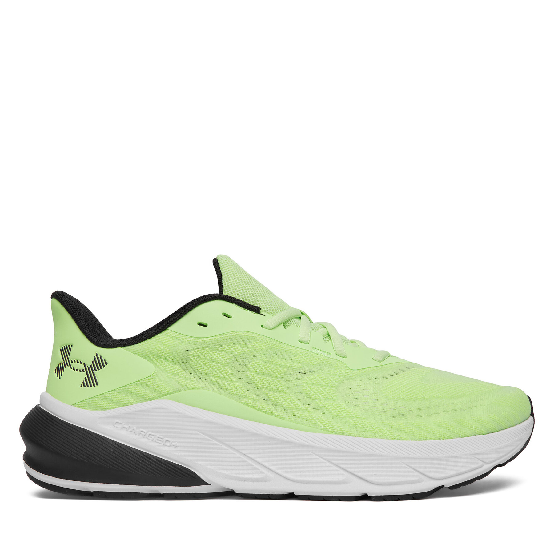 Under Armour Buty do biegania UA Charged+ Turbulence 3 6006717 Zielony jasny