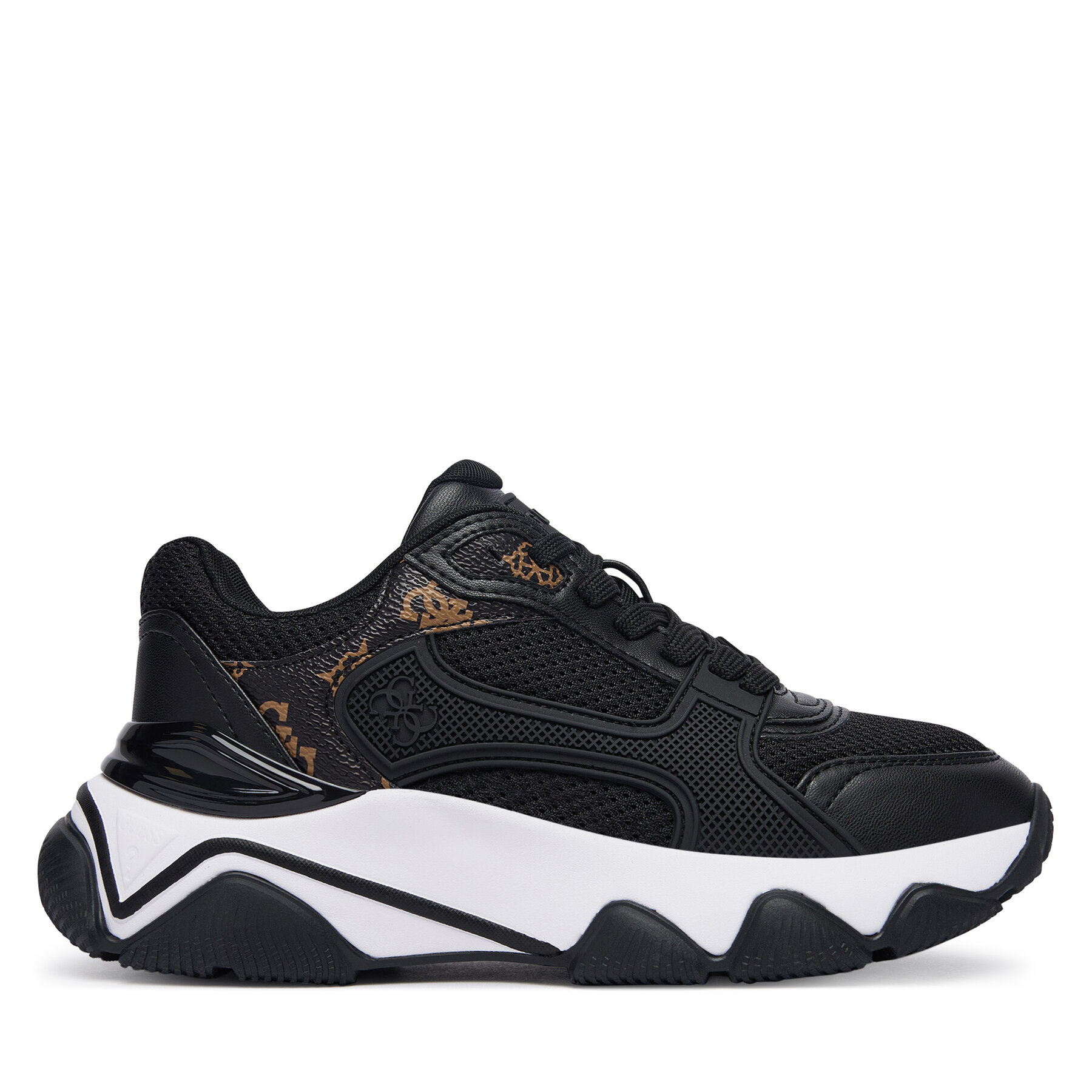 Guess Sneakersy FLTMZZ ELE12 Czarny
