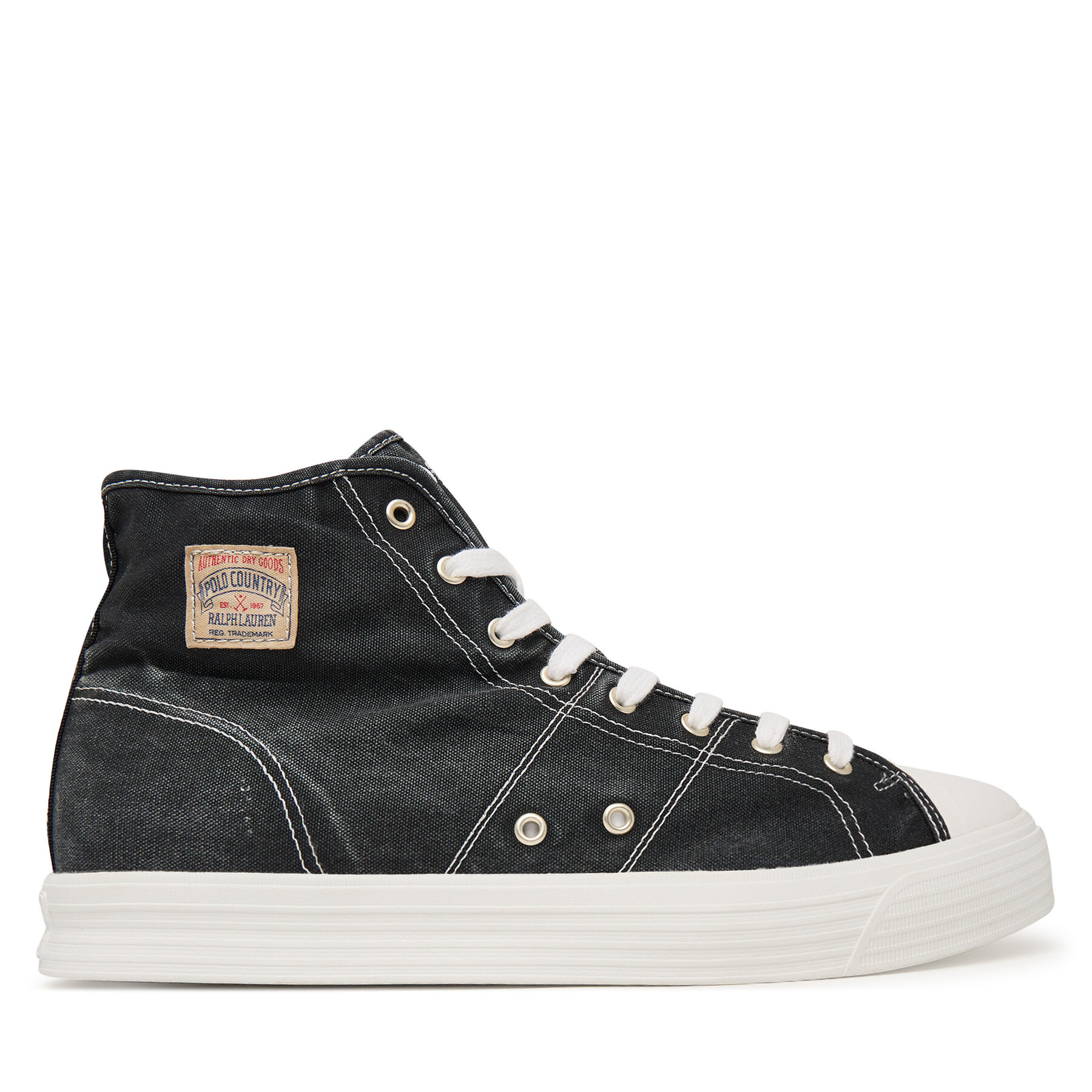 Polo Ralph Lauren Trampki Ayers Mid Sk Ltl 809P07628003 Czarny