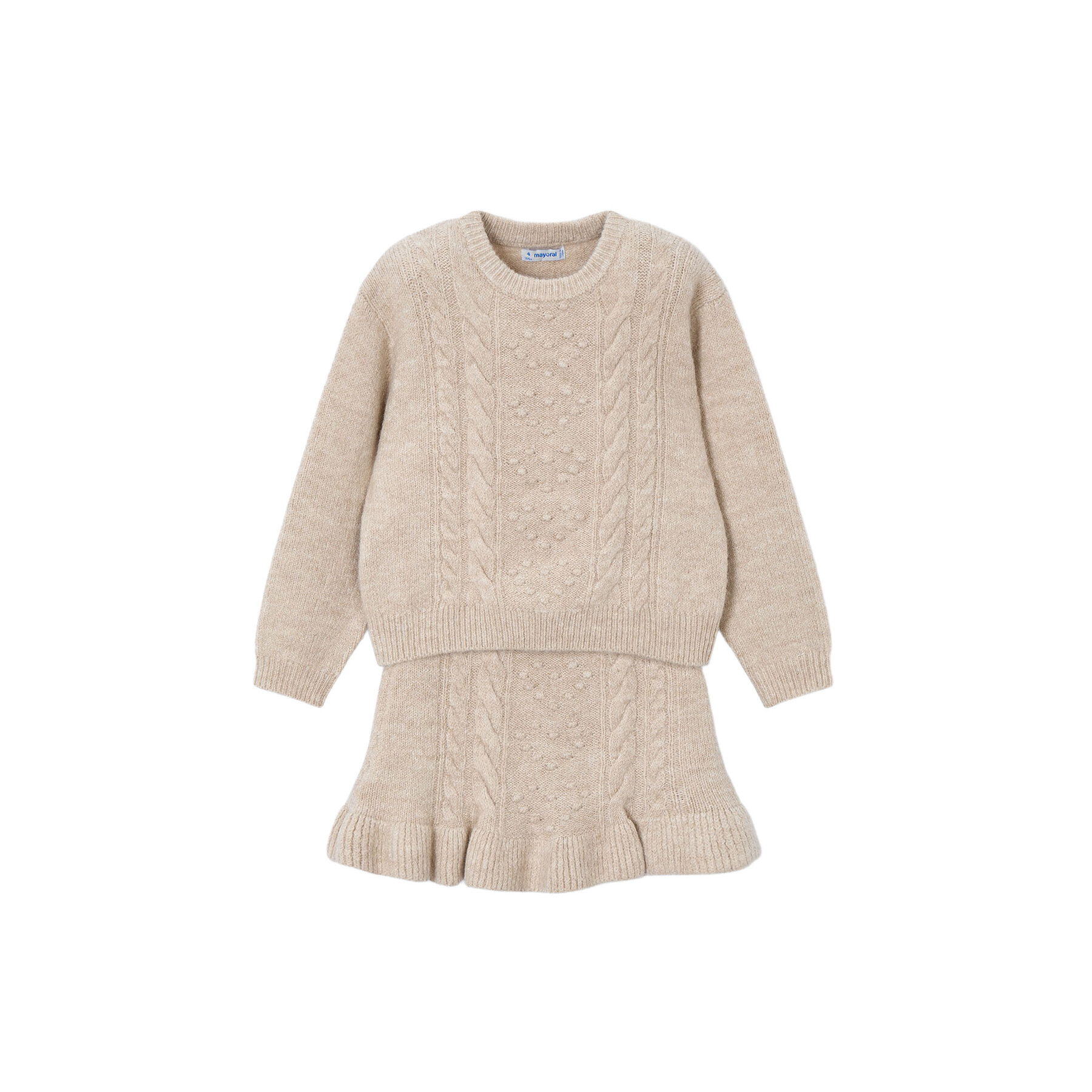 Mayoral Komplet dziecięcy 4934 Beżowy Regular Fit