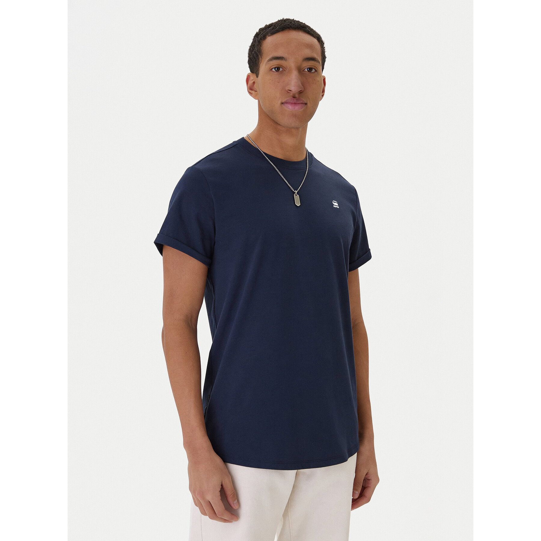G-Star Raw T-Shirt Lash R T D16396-2653-B111 Granatowy Regular Fit