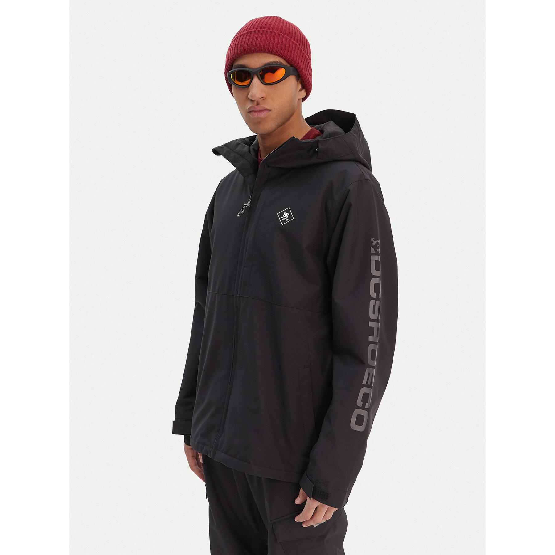 DC Shoes Kurtka narciarska Basis ADYTJ03096 Czarny Regular Fit