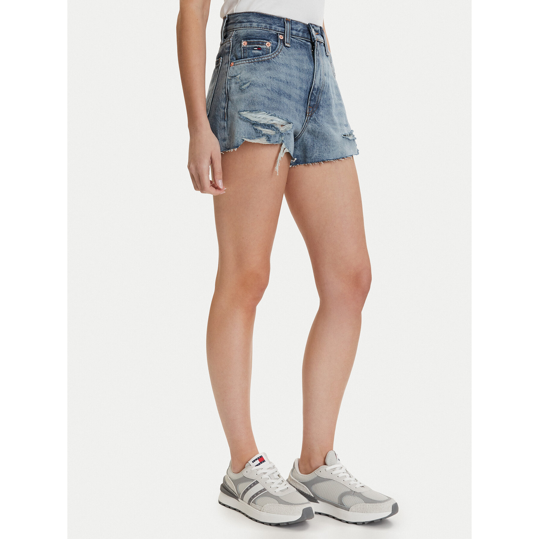 Tommy Jeans Szorty jeansowe DW0DW22690 Niebieski Regular Fit