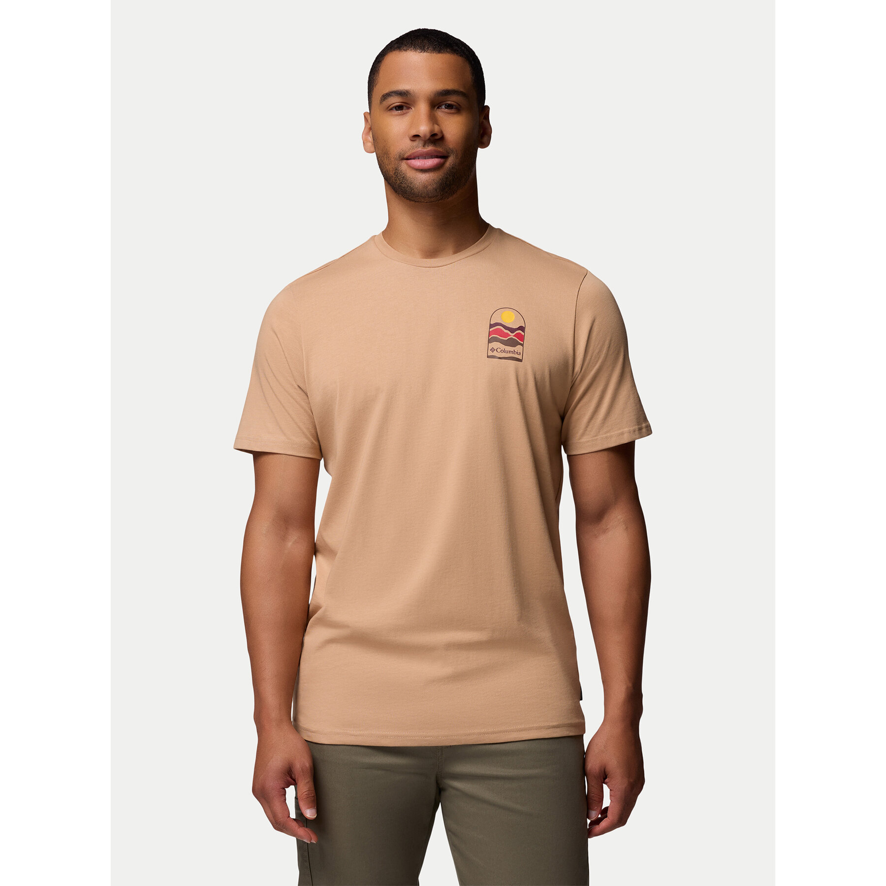 Columbia T-Shirt Explorers Canyon™ 2036451 Beżowy Regular Fit