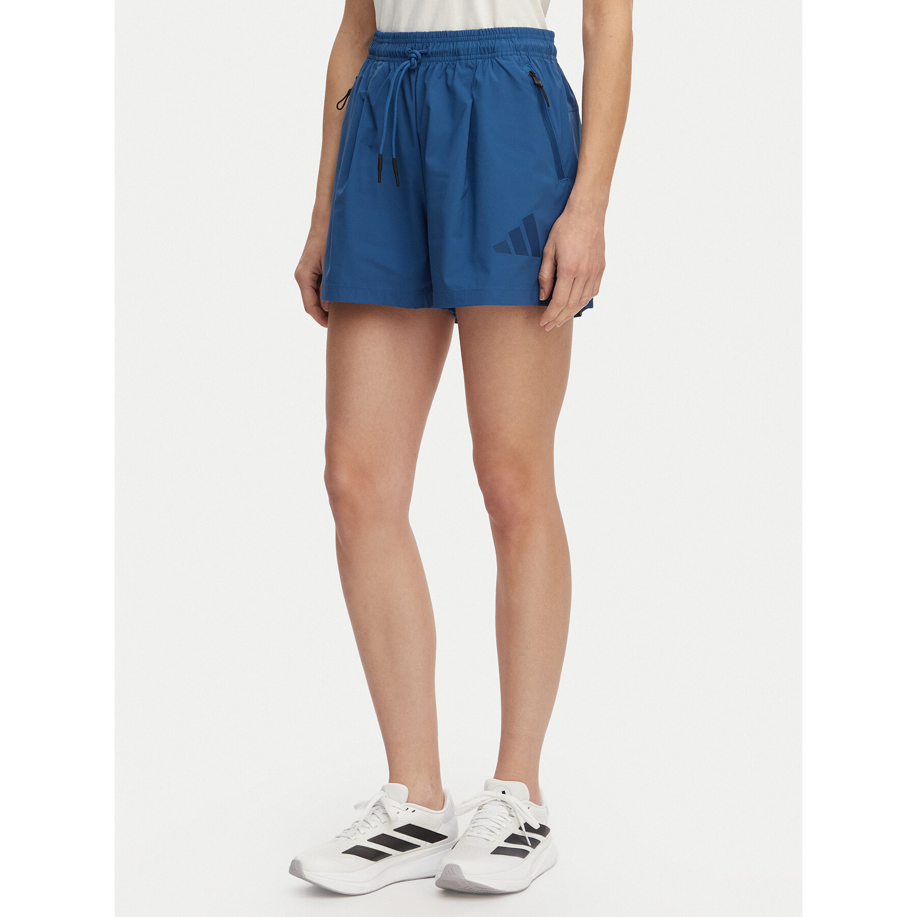 adidas Szorty sportowe Z.N.E. KF0579 Granatowy Loose Fit